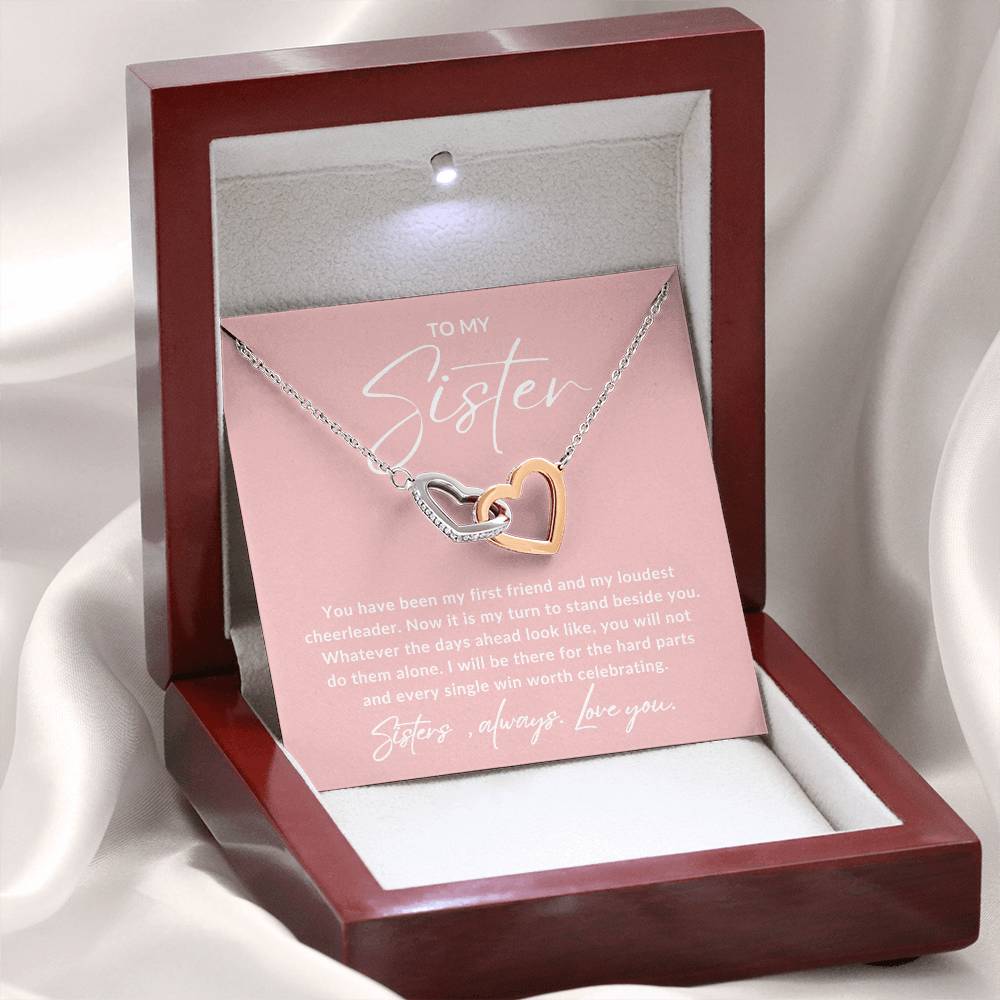 To My Sister - Breast Cancer Awareness Necklace