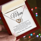 To My Mom - Breast Cancer Awareness Necklace