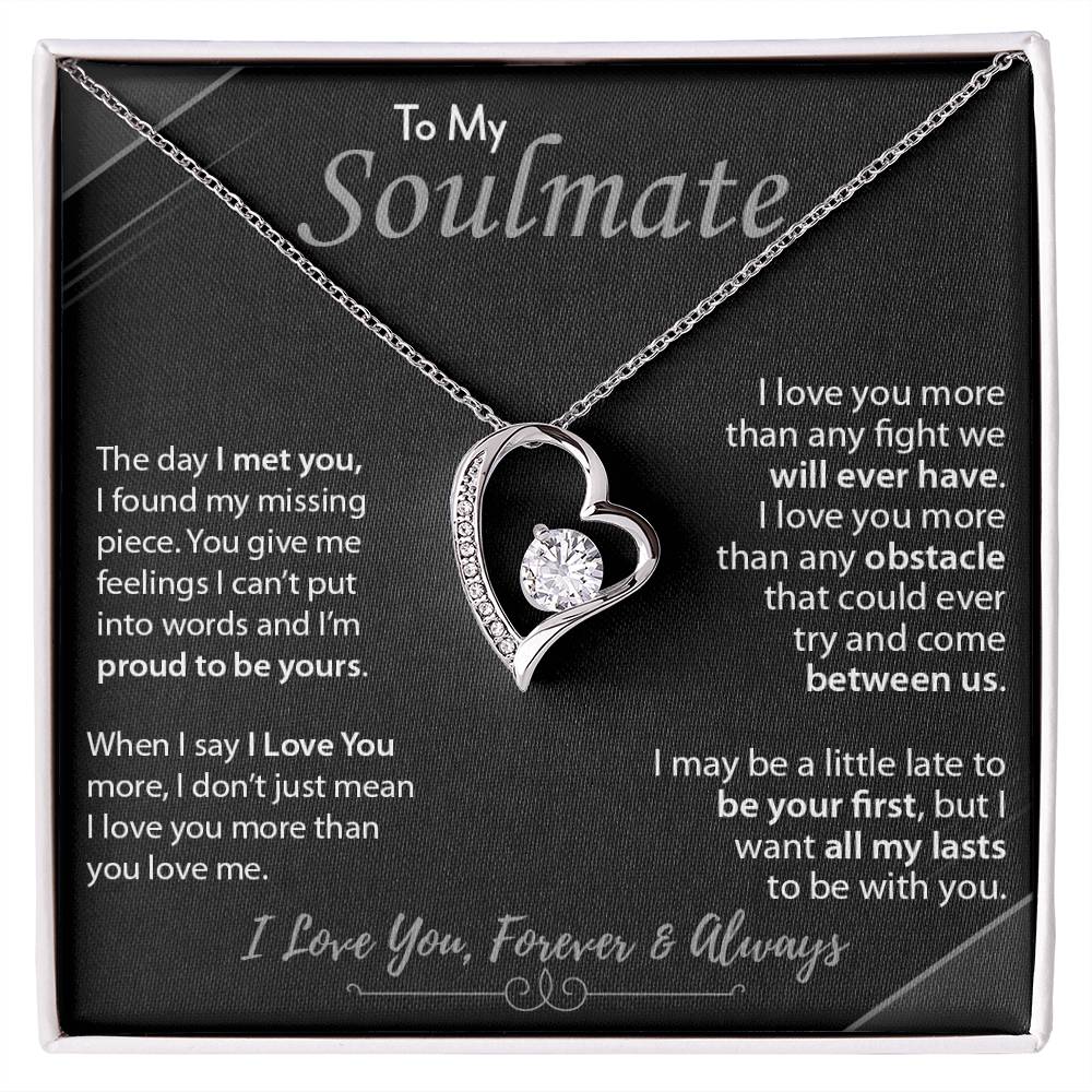 To My Soulmate | Forever Love Necklace