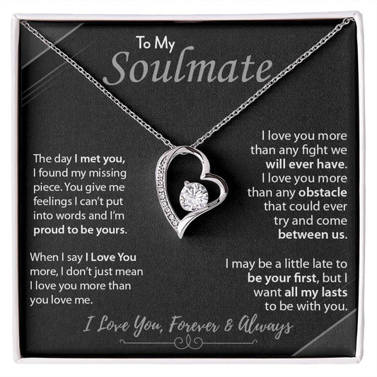 To My Soulmate | Forever Love Necklace