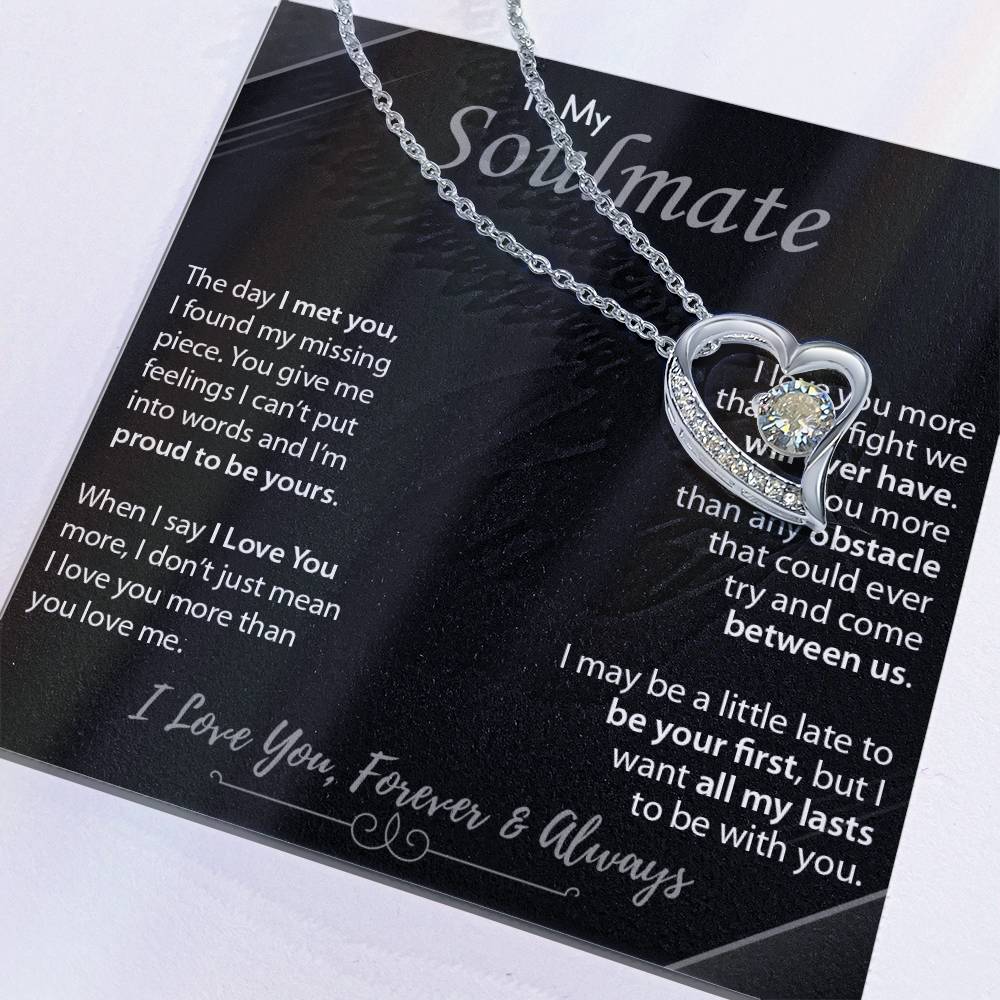 To My Soulmate | Forever Love Necklace