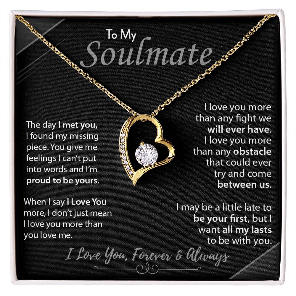 To My Soulmate | Forever Love Necklace
