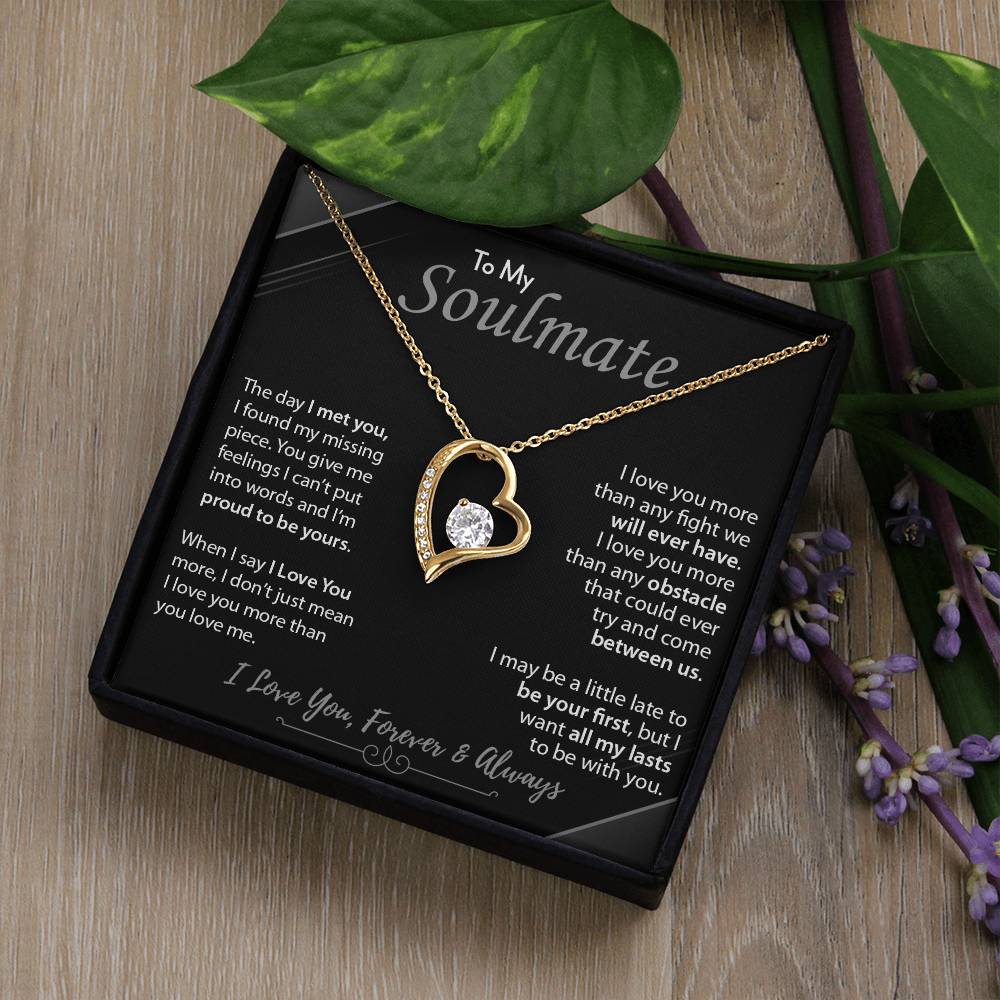 To My Soulmate | Forever Love Necklace