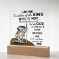 I am the Daughter of a King  Square Acrylic (Version 2)