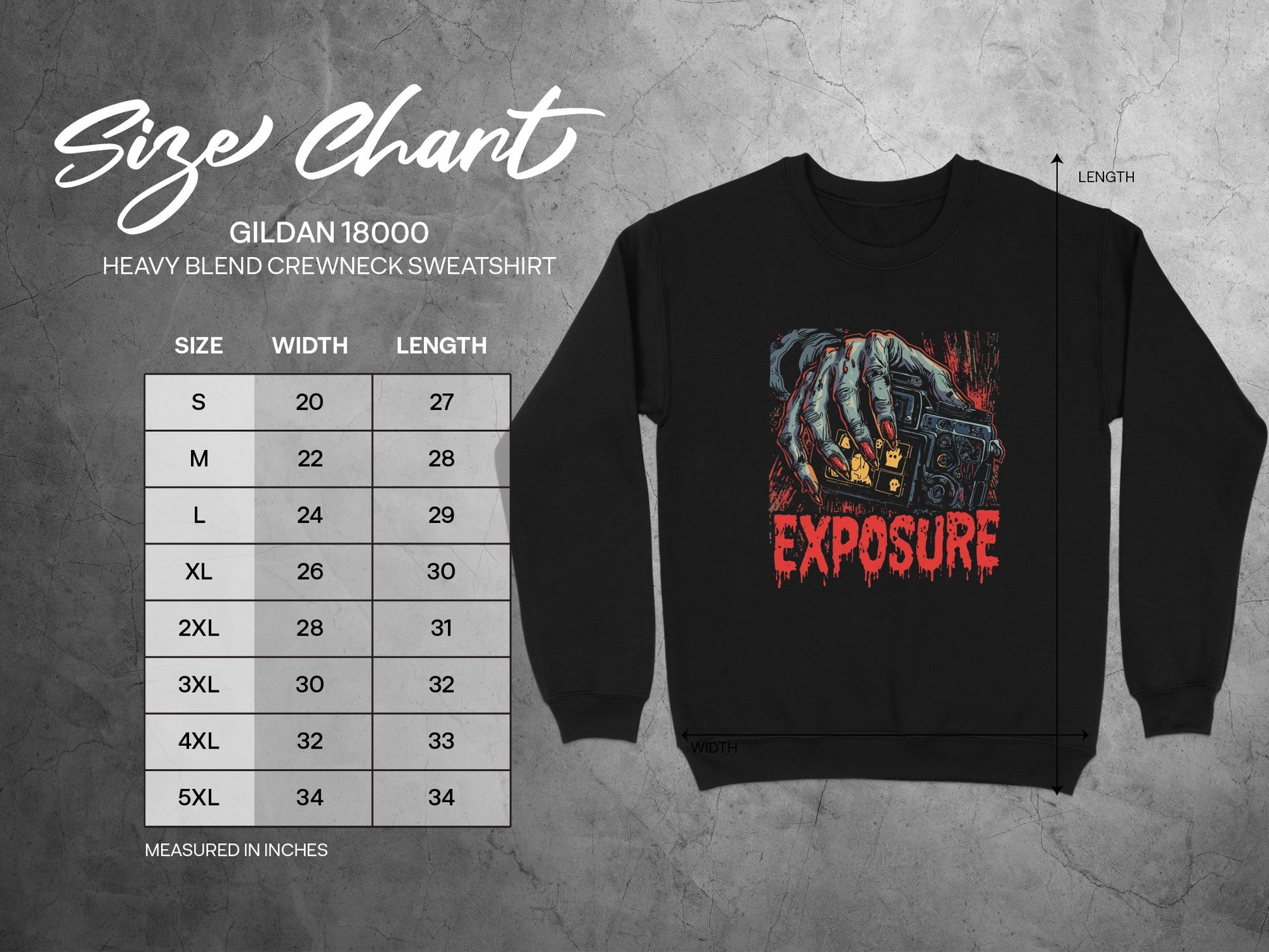 Exposure Graphic Heavy Blend Crewneck Sweatshirt product