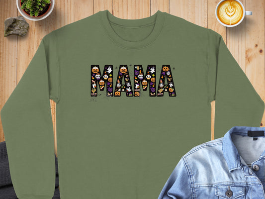 Cute Halloween Themed Mama Sweatshirt Product