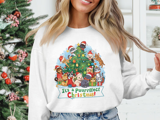 Celebrate a Puurrrfect Christmas with Cat Sweater