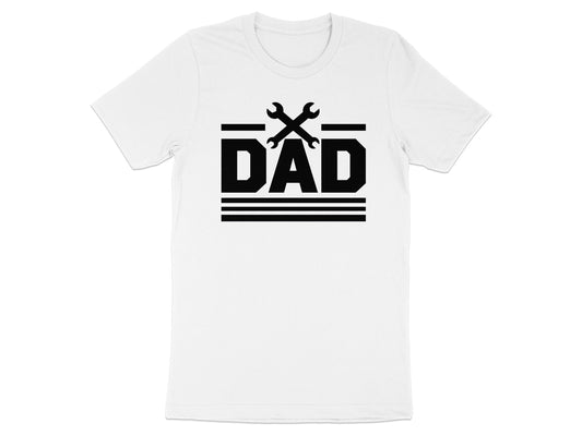 Black "DAD" text with crossed wrenches above.