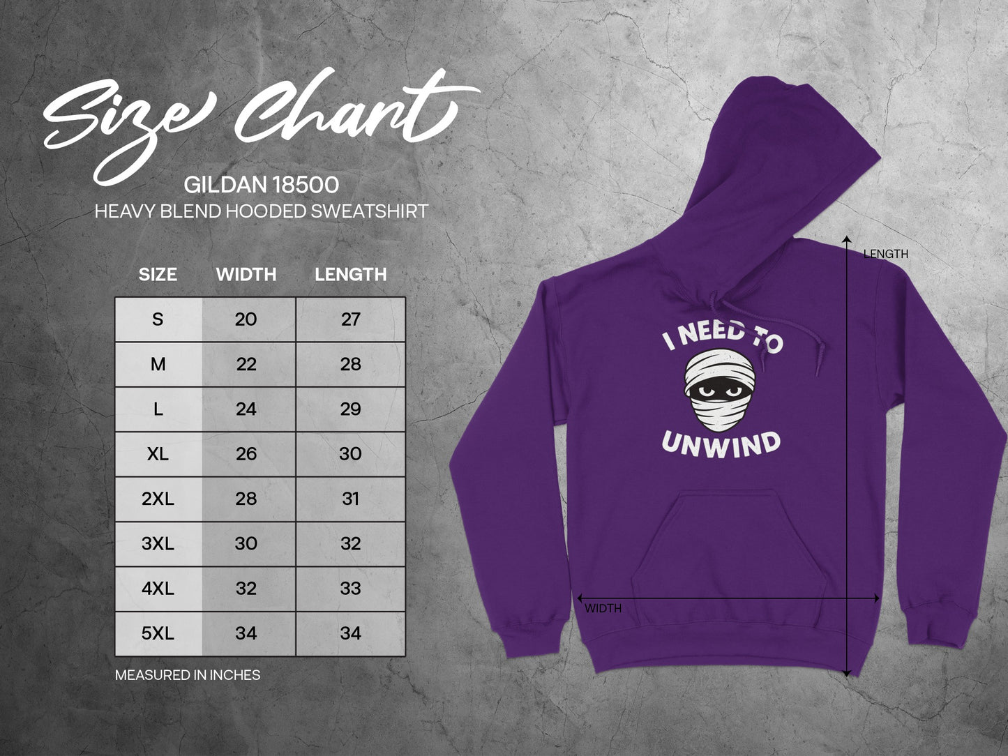 I Need To Unwind Purple Hooded Sweatshirt product type