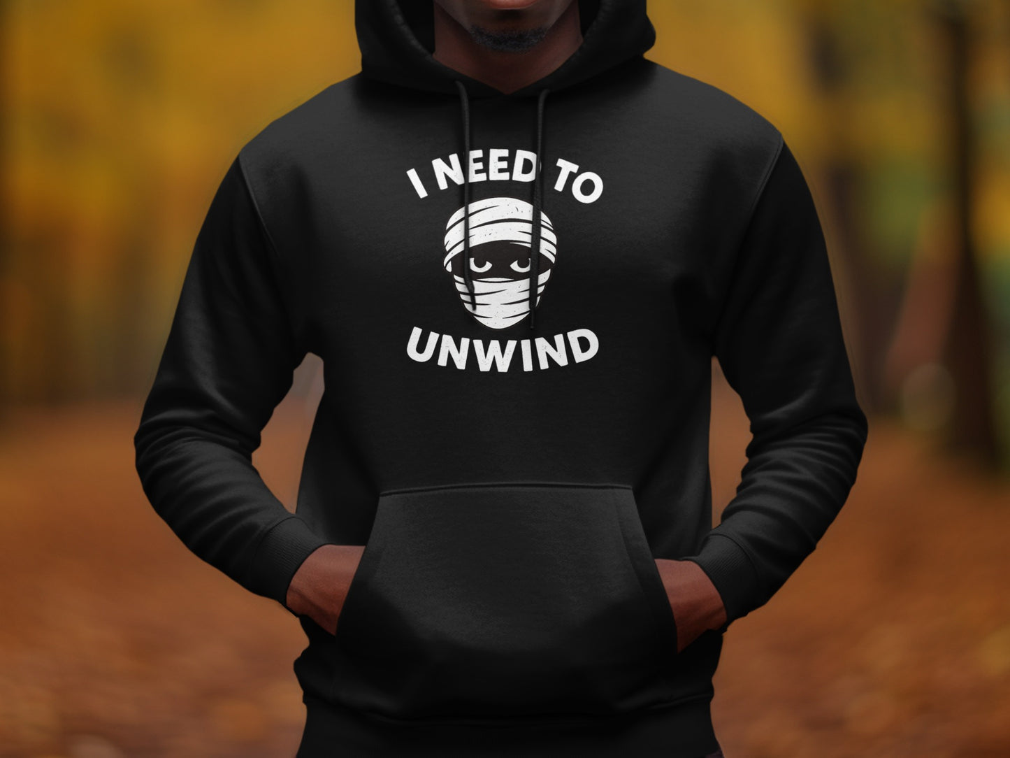 I Need To Unwind Funny Mummy Halloween Hoodie product
