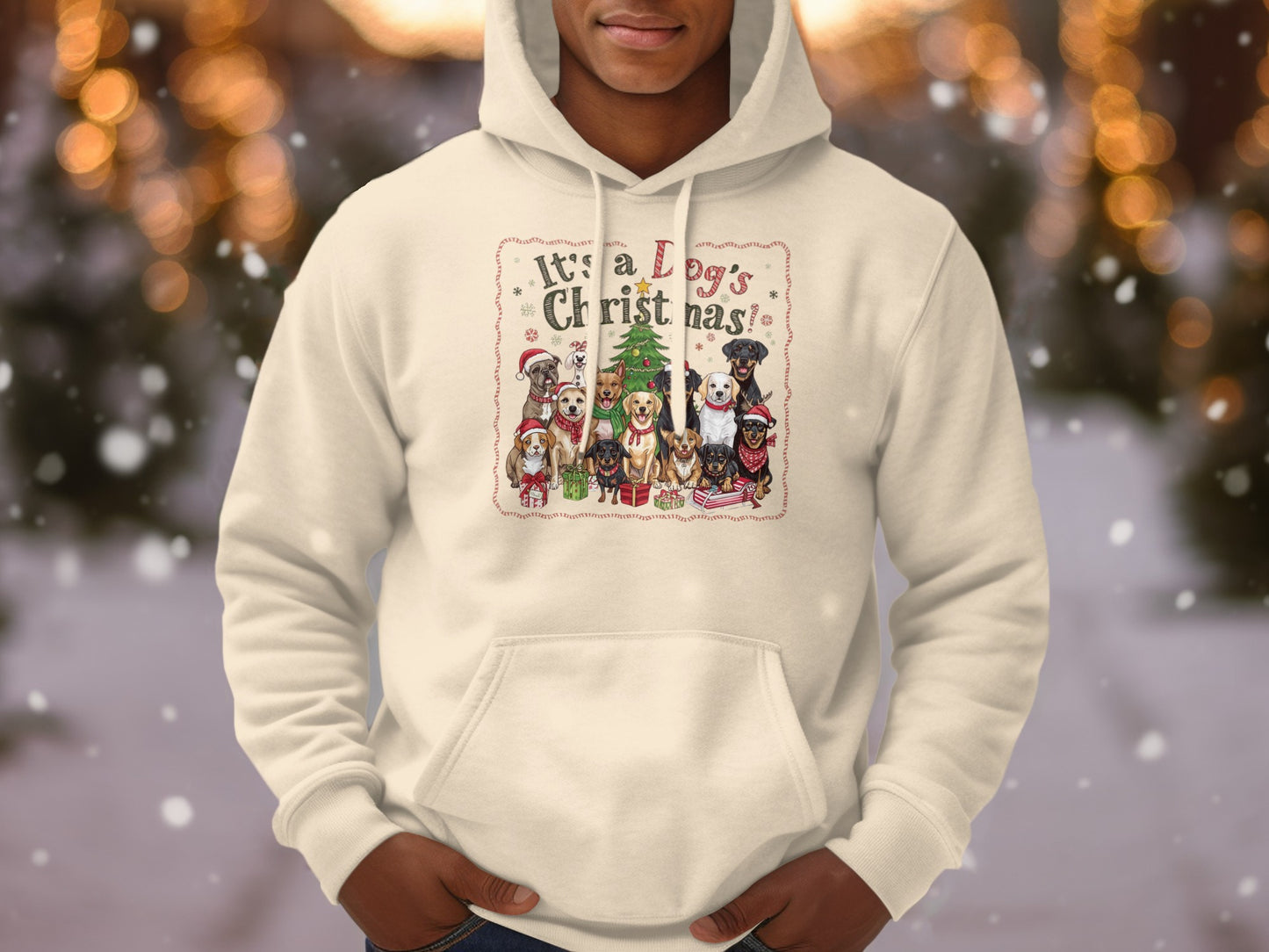 Celebrate the Holidays with Festive Dog Christmas Hoodie