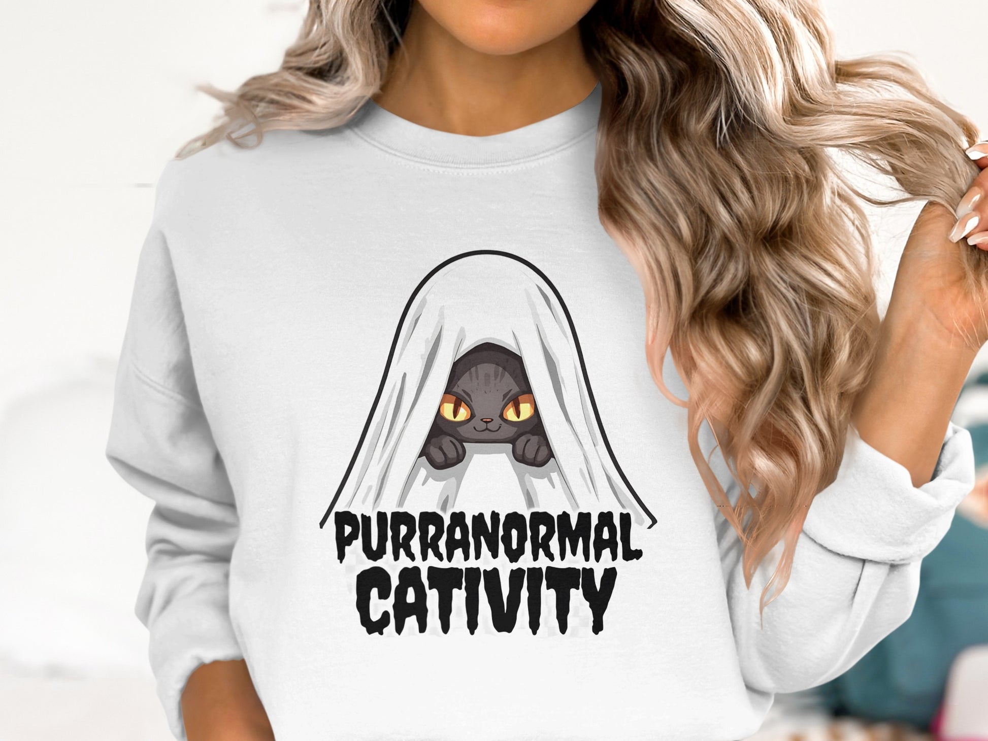 Purranormal Cativity Halloween Themed Sweatshirt product