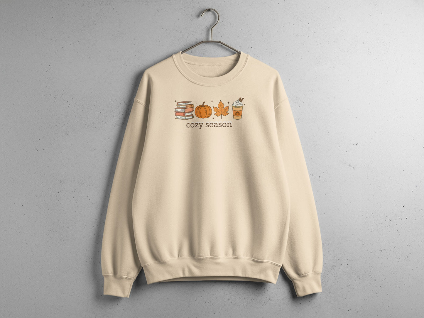 Cozy Season Themed Sweatshirt Perfect Fall Season Product