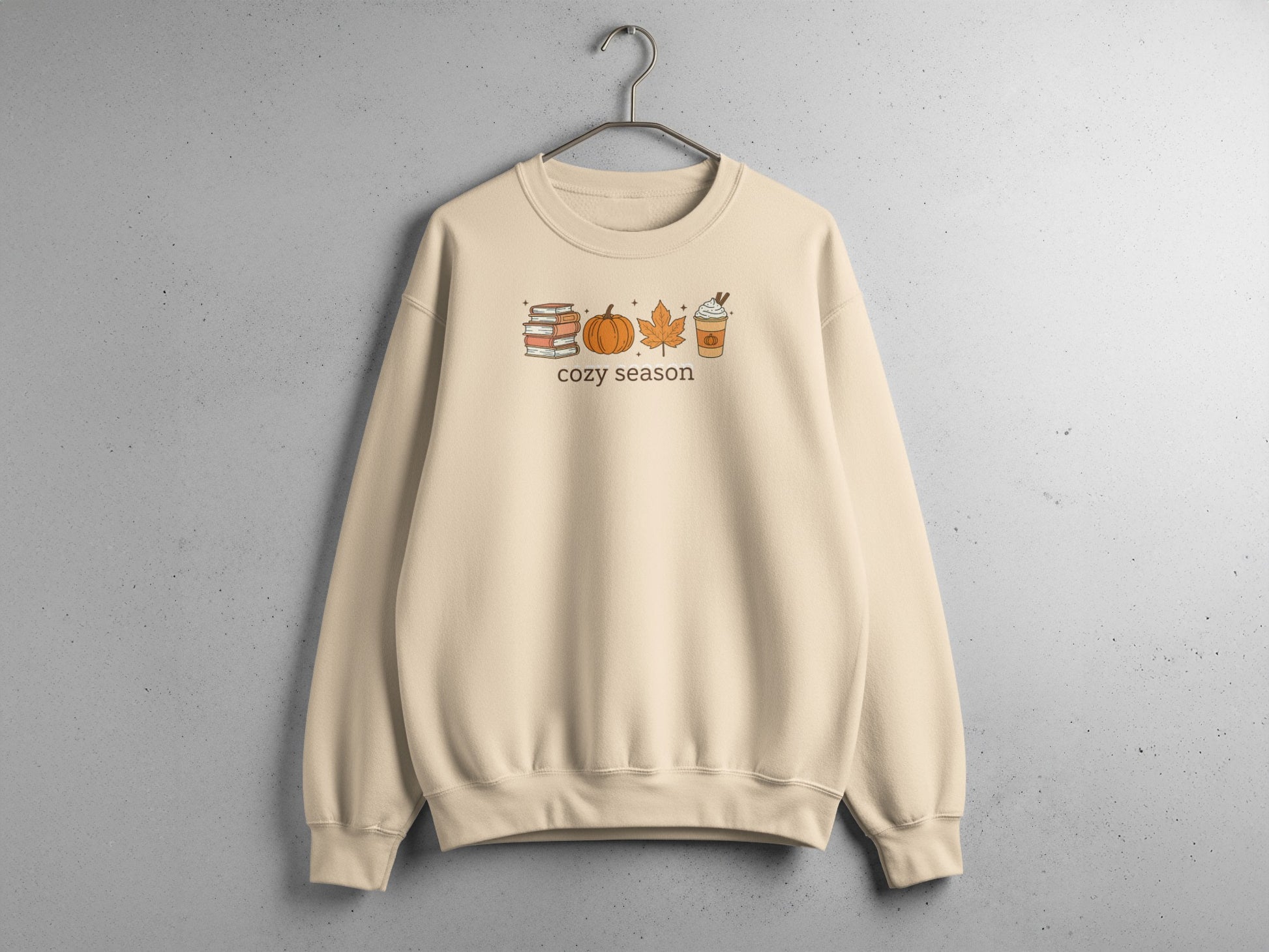 Cozy Season Themed Sweatshirt Perfect Fall Season Product