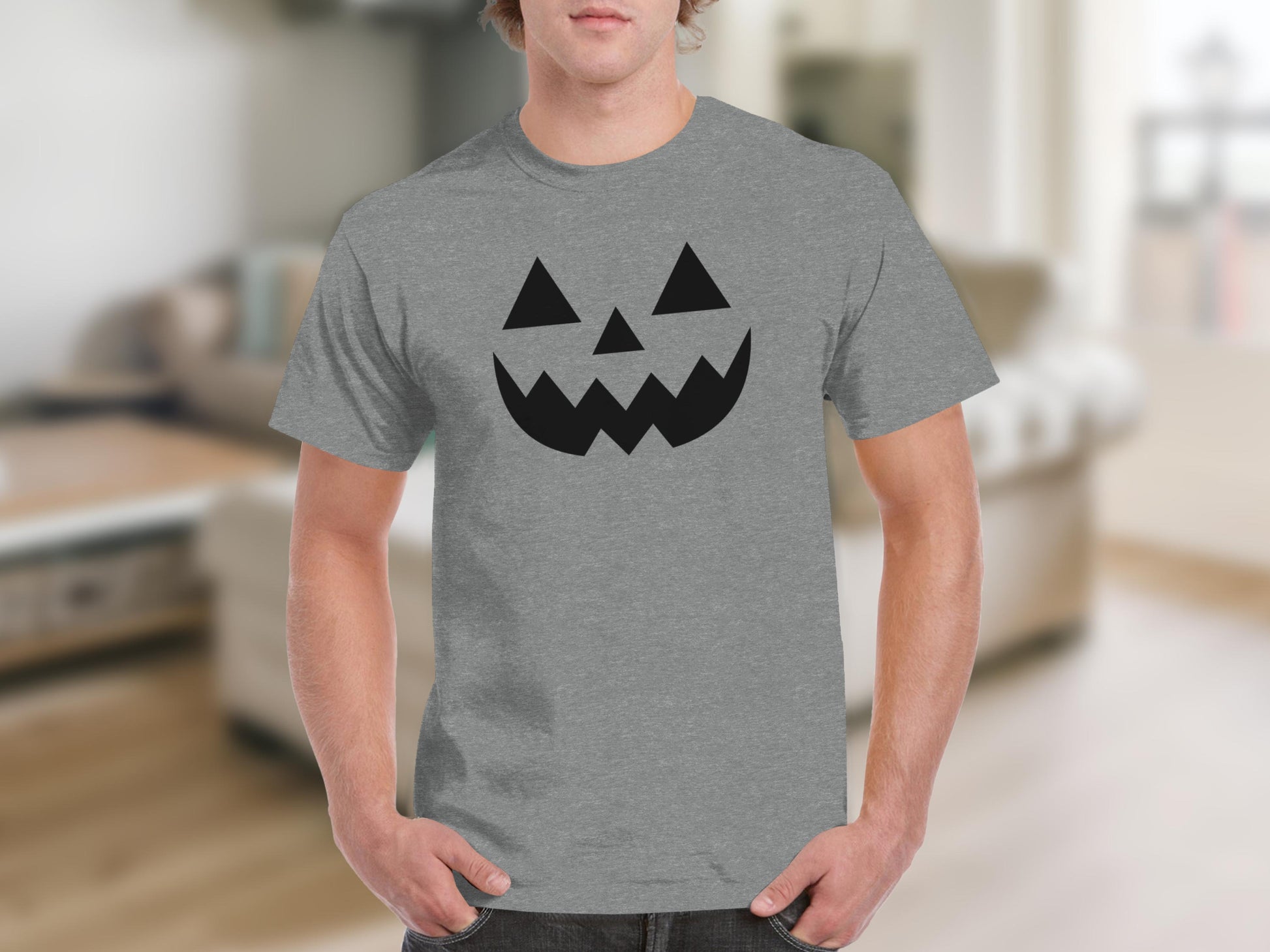 Halloween Pumpkin Smile Graphic Tee product