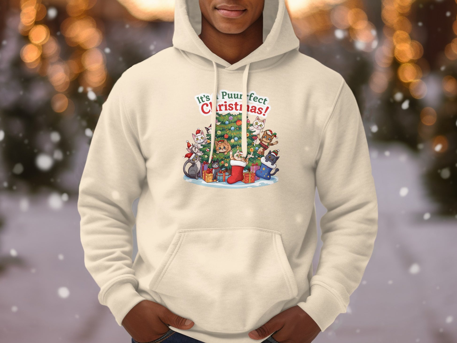 It's a Puurfect Christmas Funny Hoodie product