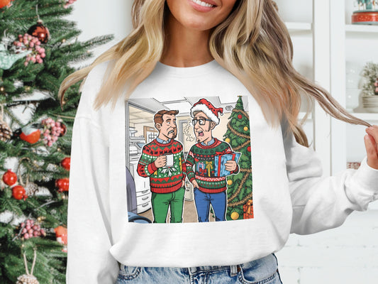 Funny Christmas Sweater Friends Holiday Gift Idea