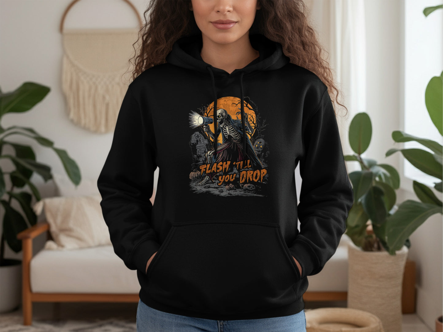 Zombie Flash Till You Drop Graphic Hoodie product
