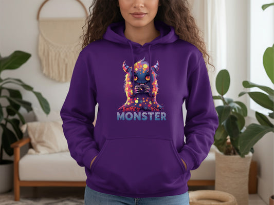Colorful Monster Graphic Design Hoodie product