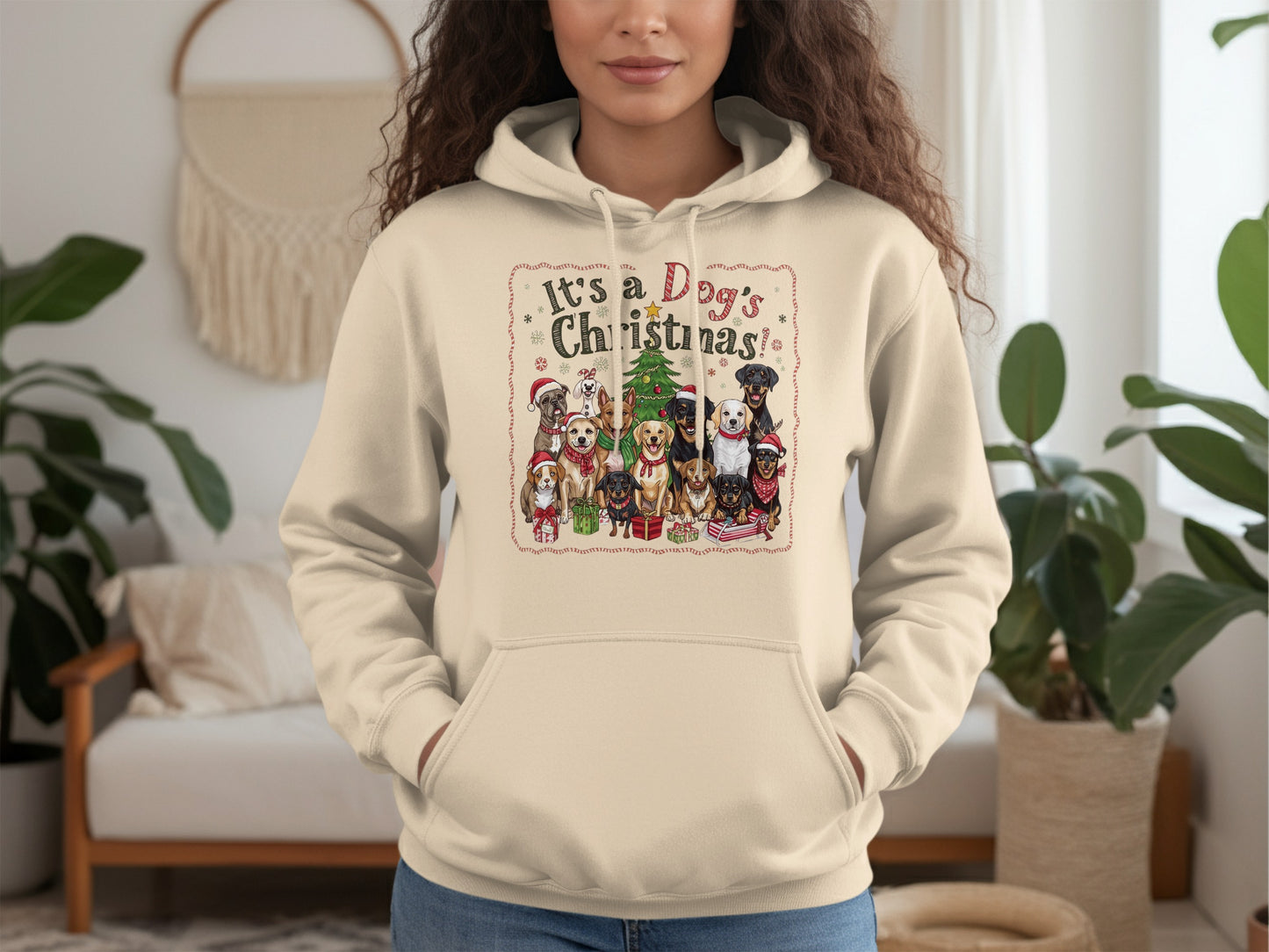 It's a Dog's Christmas Hoodie for the Holidays