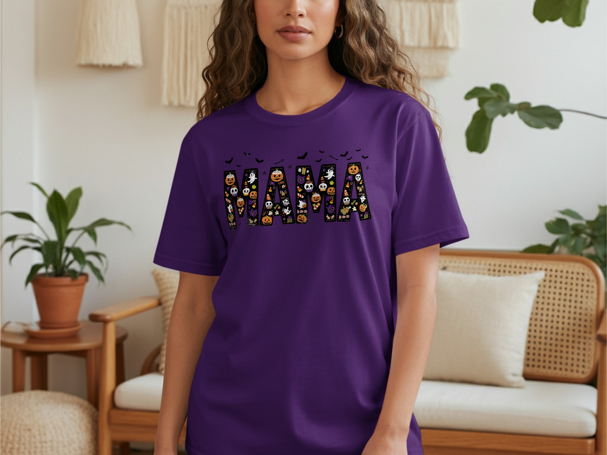 Mama Halloween Themed Graphic T-Shirt product type