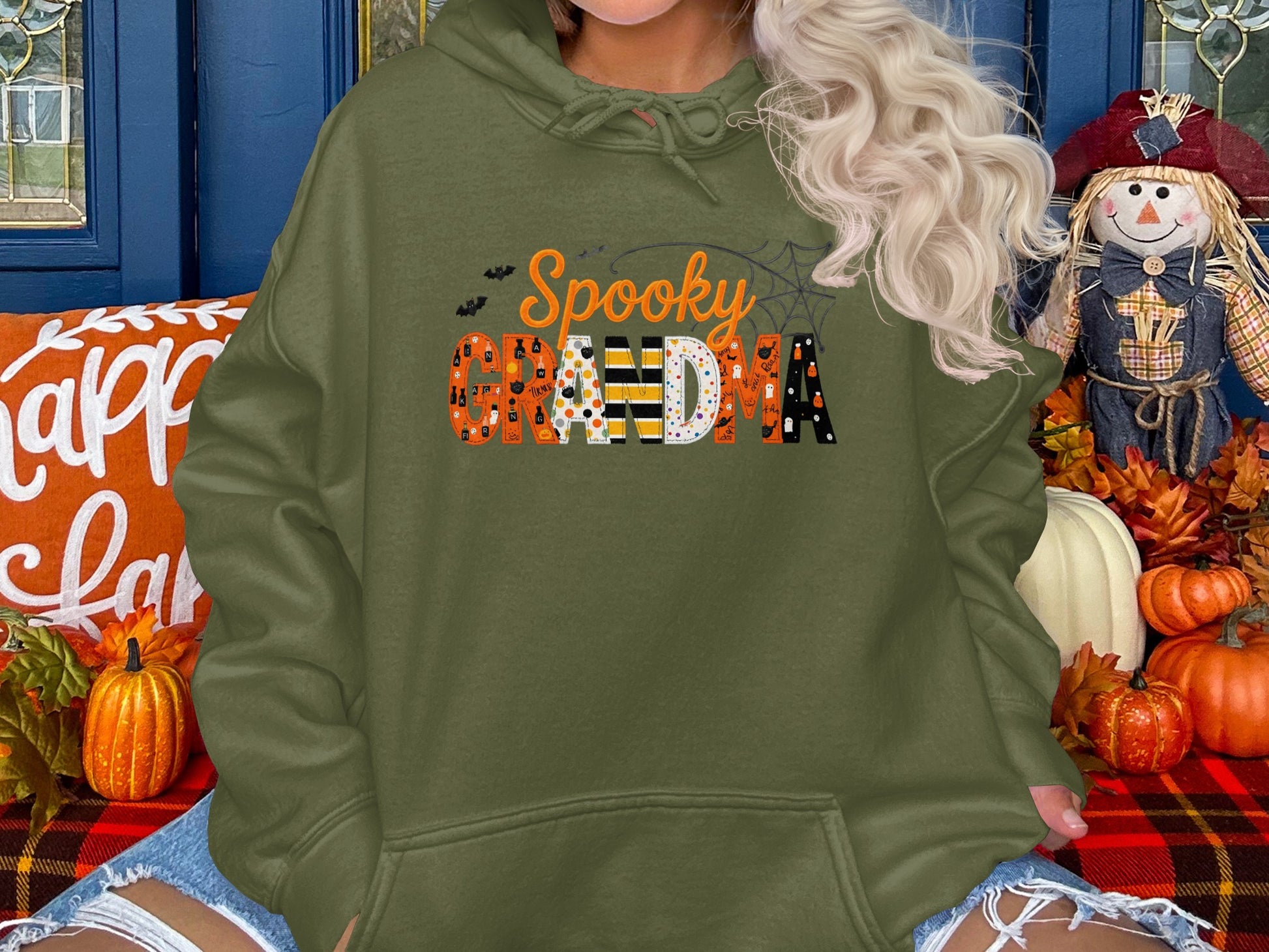 Spooky Grandma Hoodie Perfect for Fall Festivities product