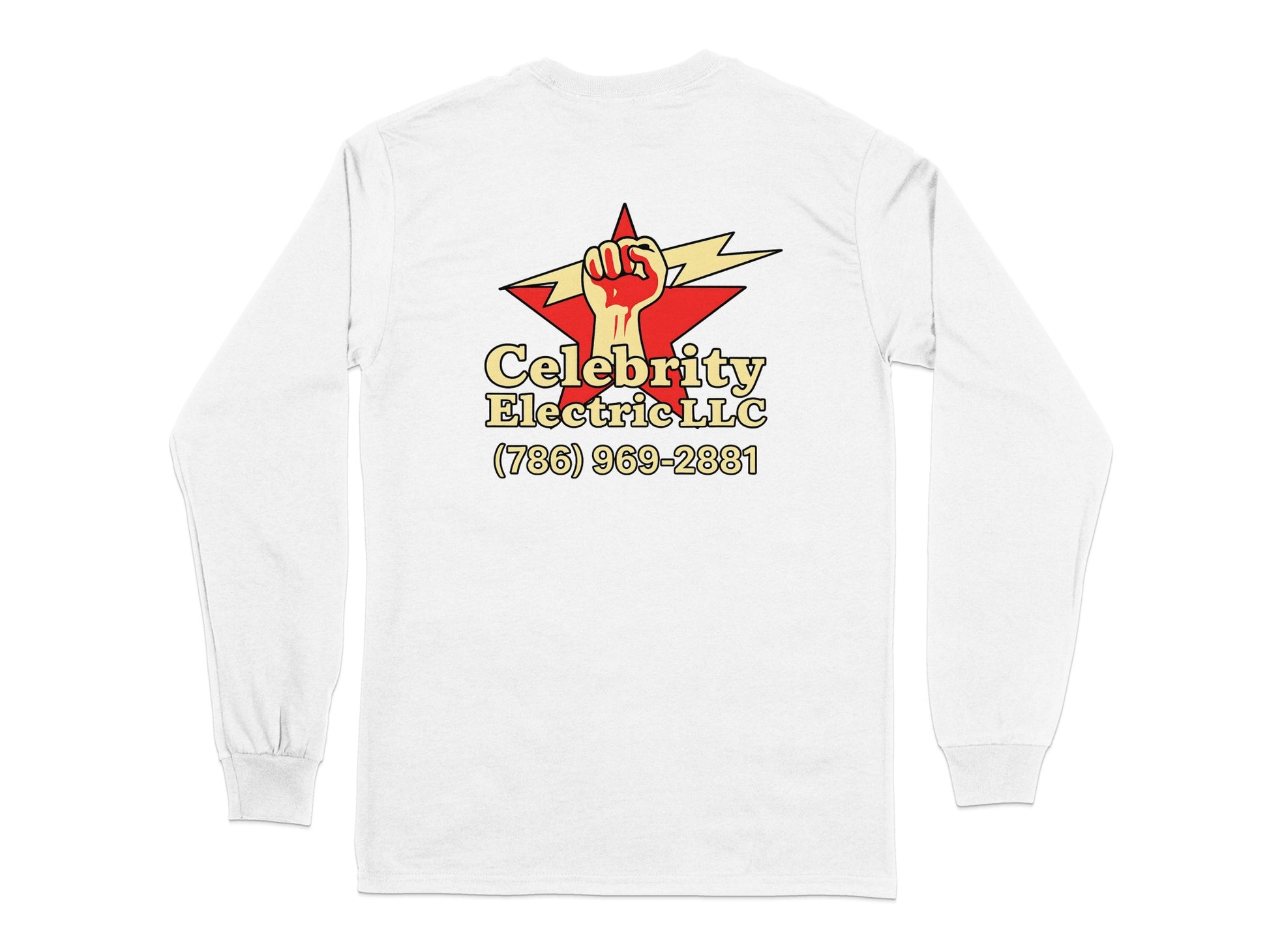 Celebrity Electric LLC Branded Long Sleeve Shirt product type