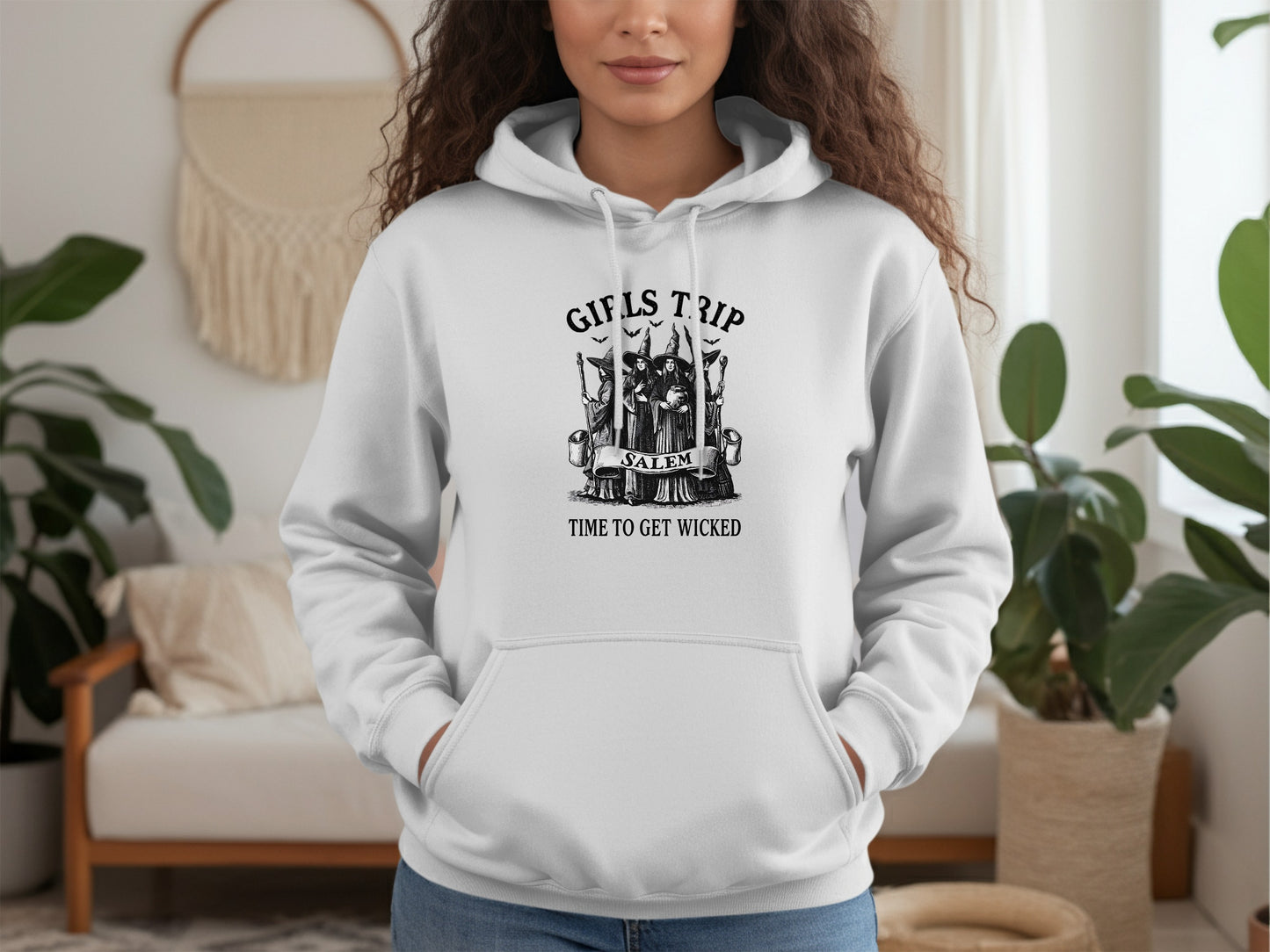 Girls Trip Time to Get Wicked Salem Hoodie product