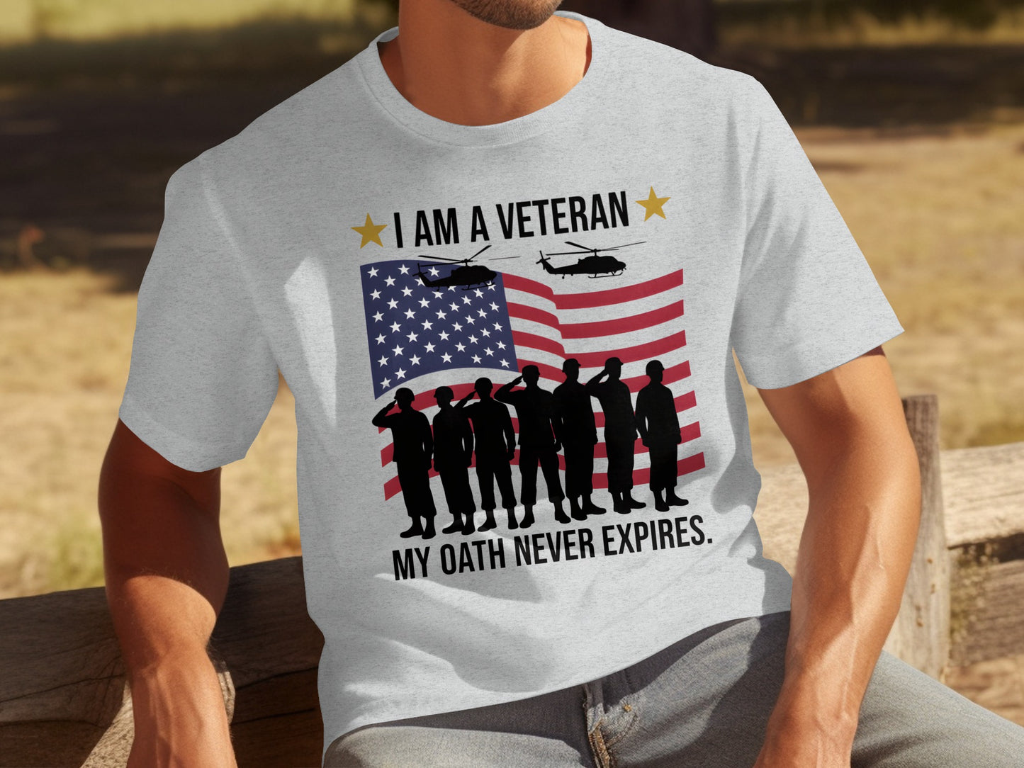 I Am A Veteran My Oath Never Expires T-Shirt Product