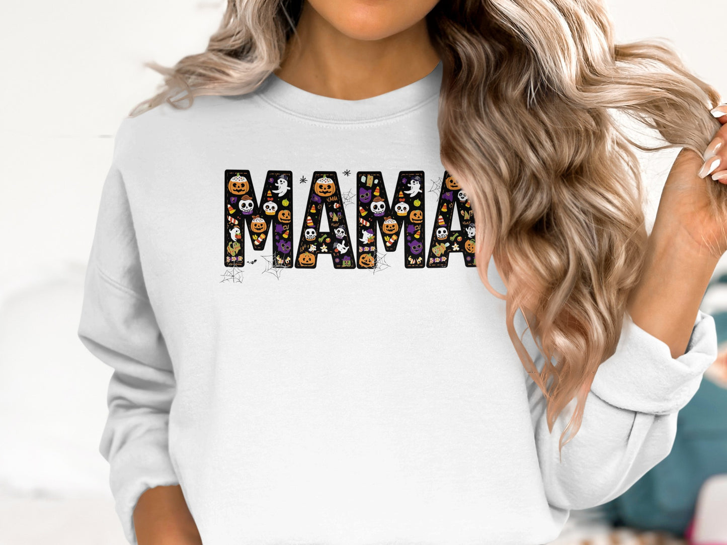 Mama Halloween Theme Cozy Comfortable Sweatshirt product