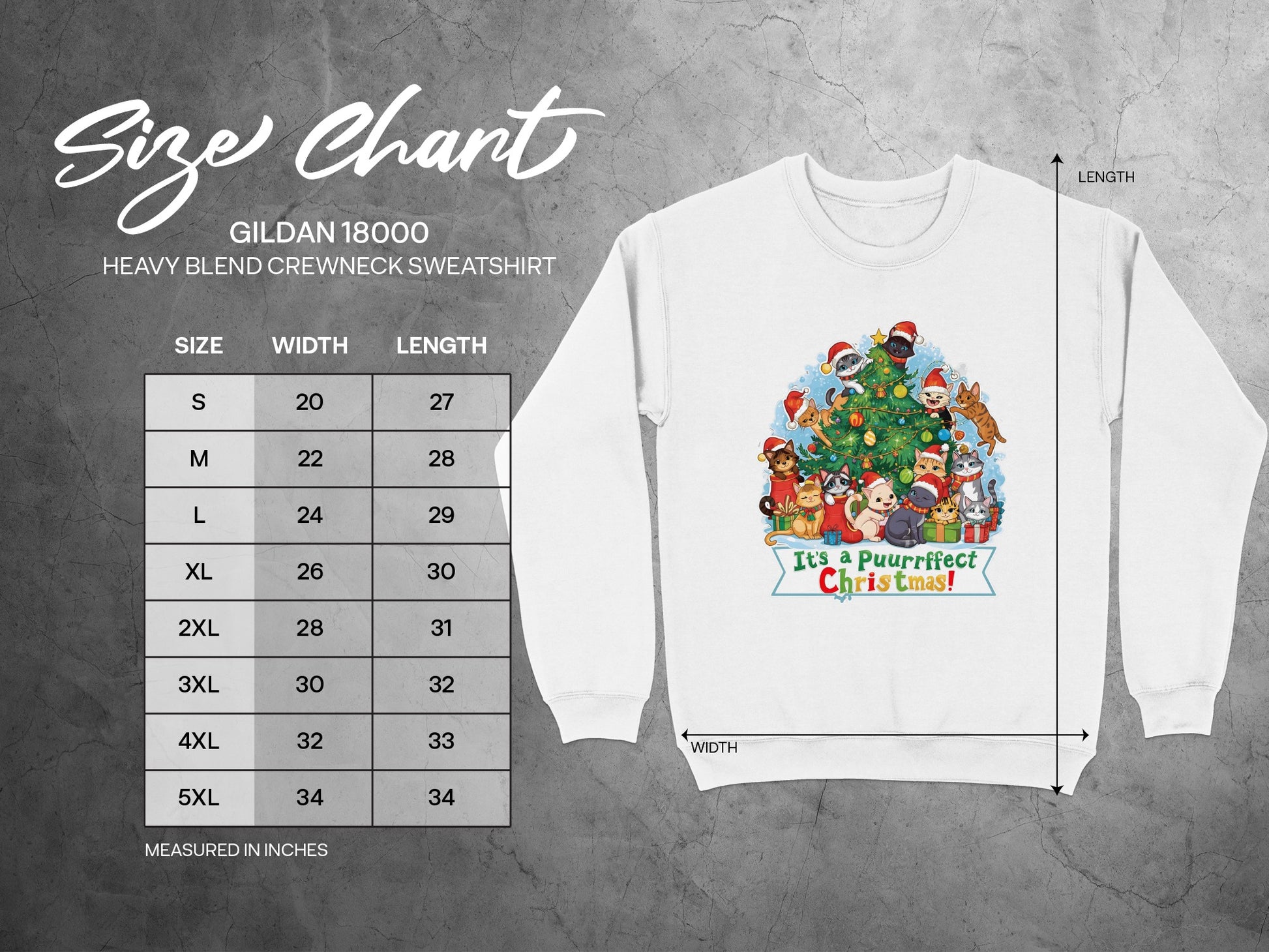 It's a Puurrrfect Christmas Sweatshirt for the Holidays