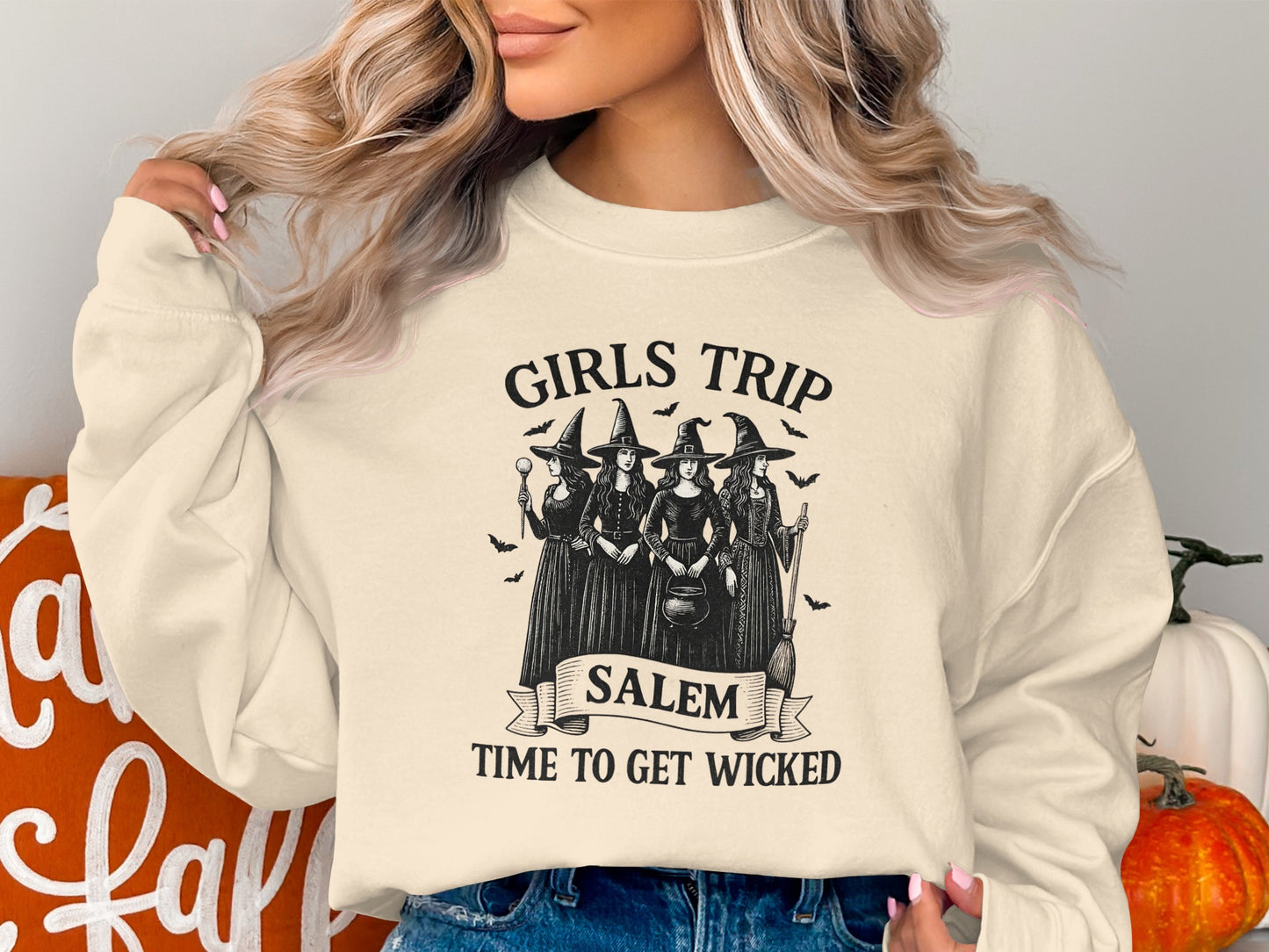 Girls Trip Salem Time to Get Wicked Sweatshirt product type