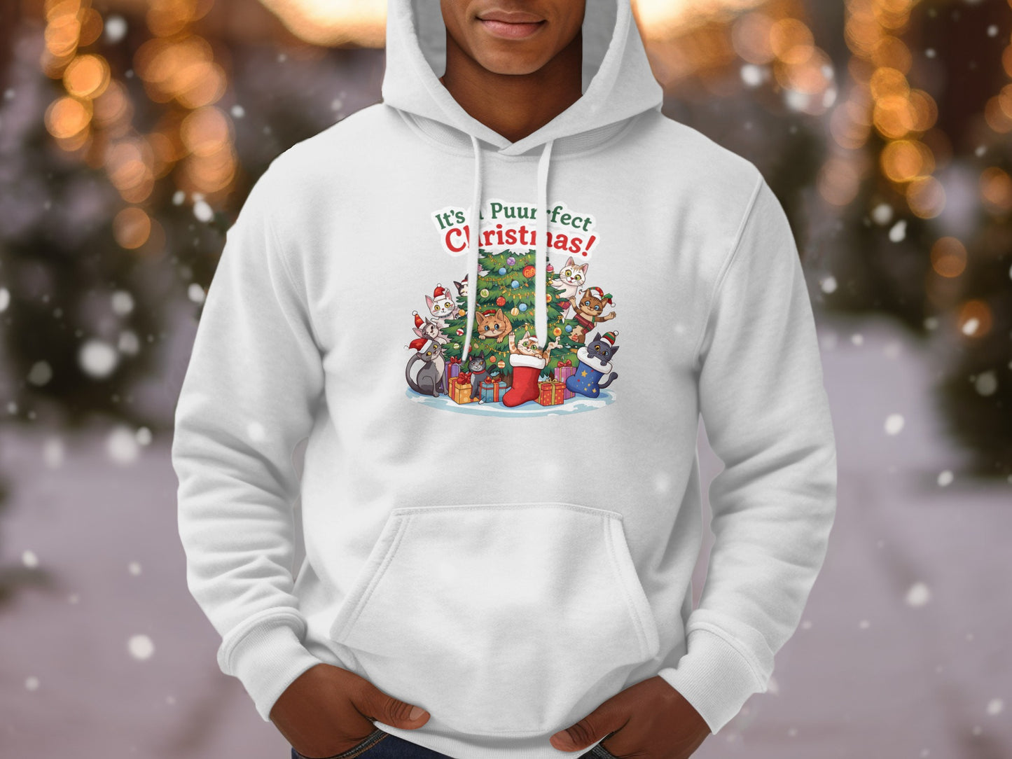 It's Puurfect Christmas Cats Hoodie