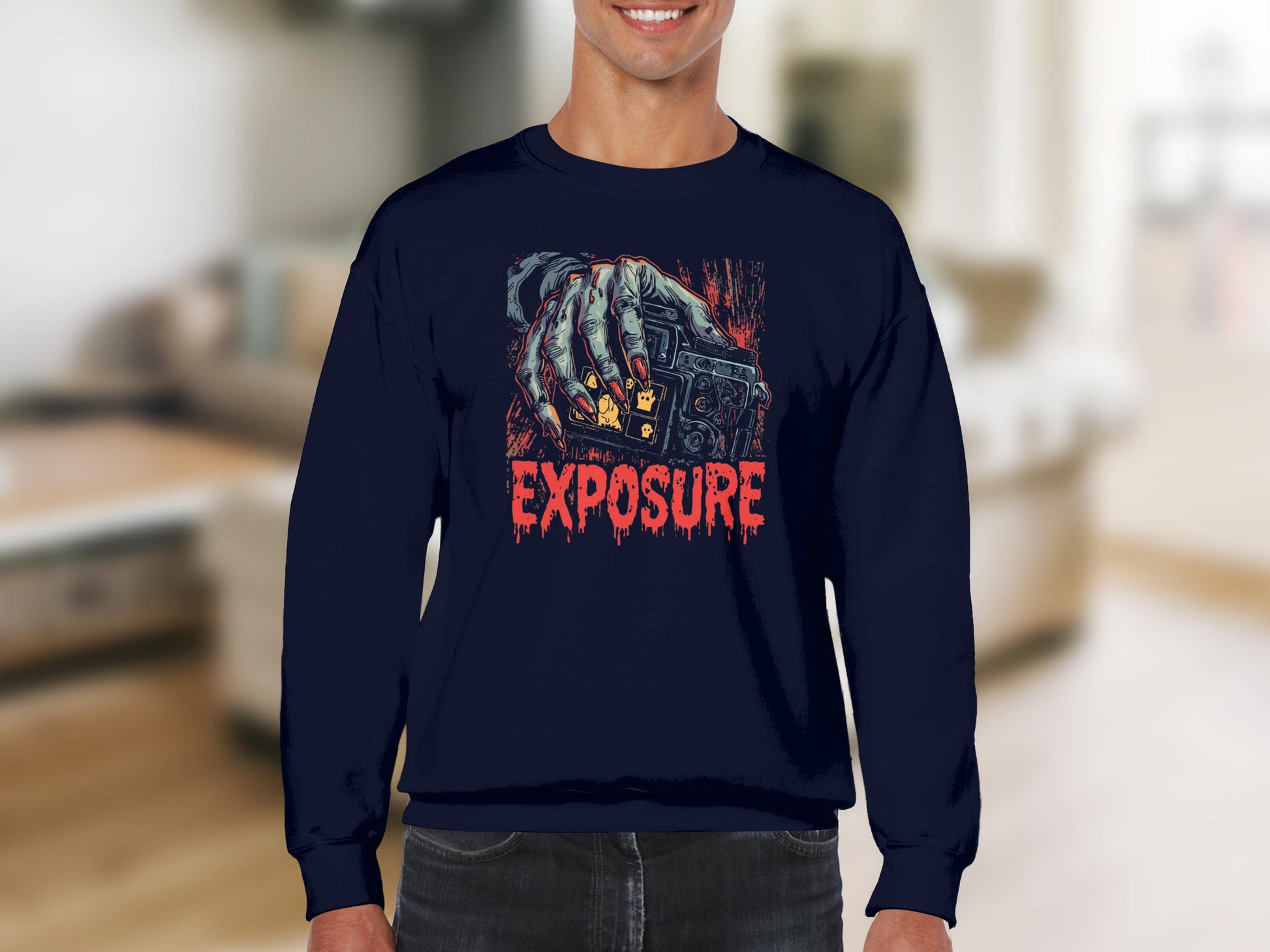 Exposure Graphic Zombie Hand Design Shirt product