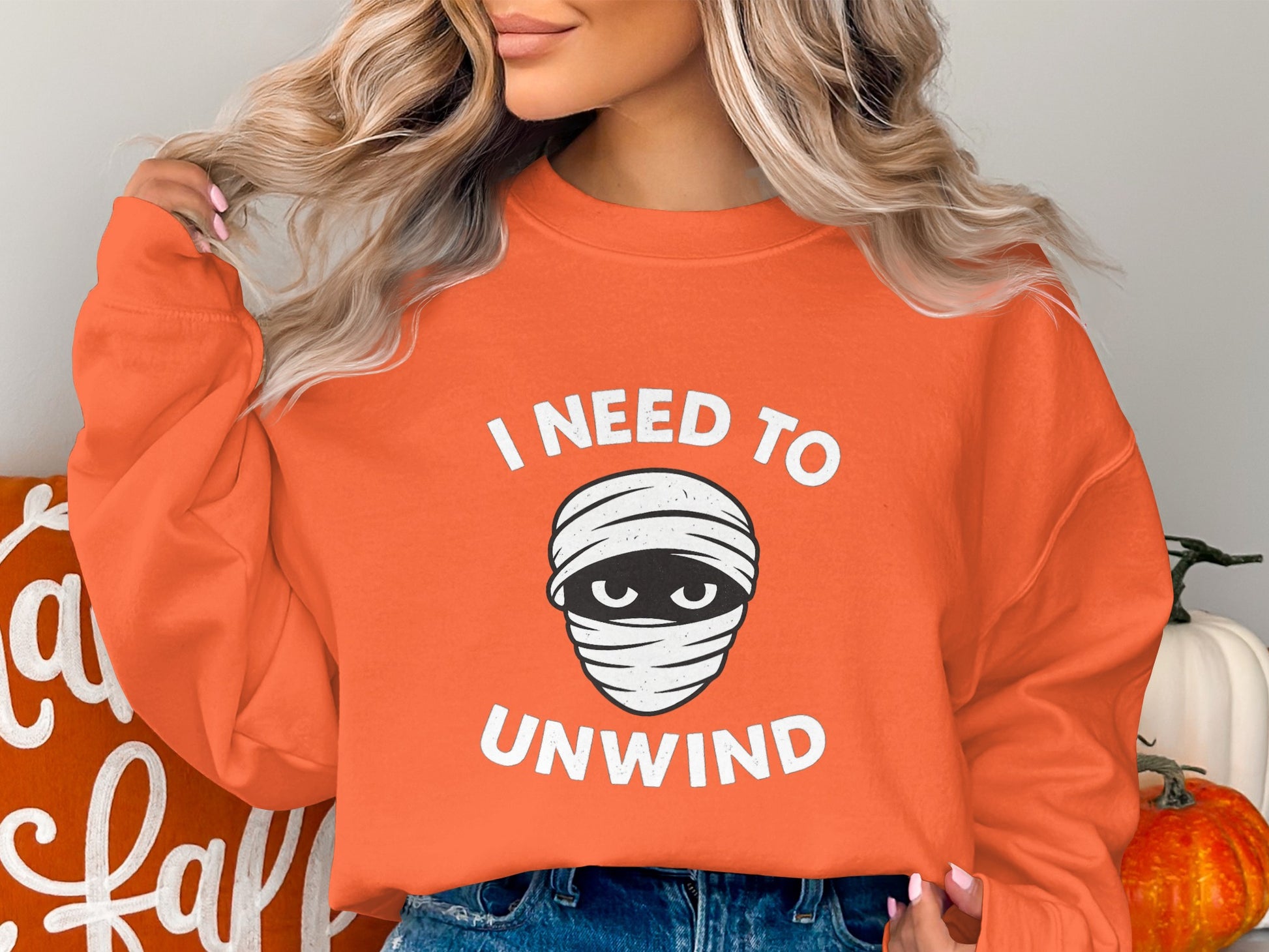 I Need To Unwind Halloween Sweatshirt product type