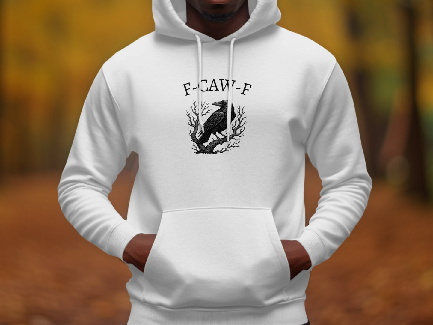 Raven Design with F-CAW-F Text | Sweatshirt | T-Shirt | Hoodie