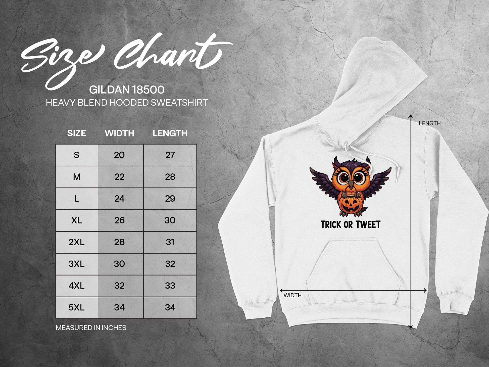 Owl Trick or Tweet Design White Sweatshirt product type
