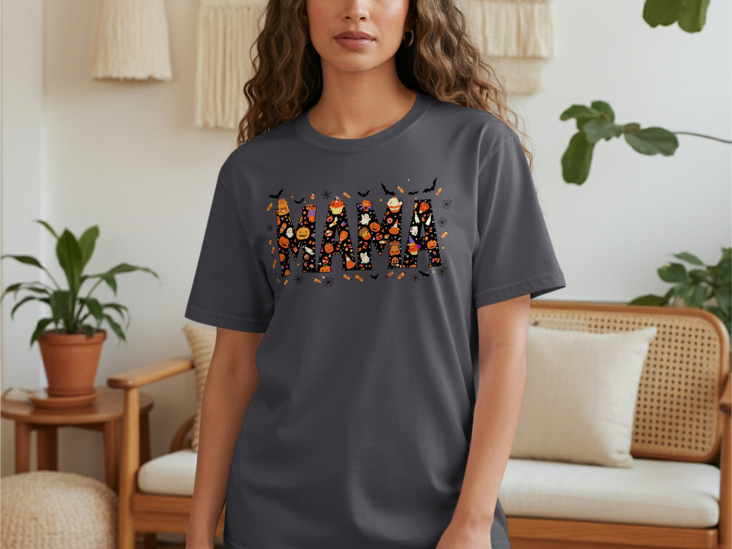 Halloween Themed Mama Graphic T-Shirt product