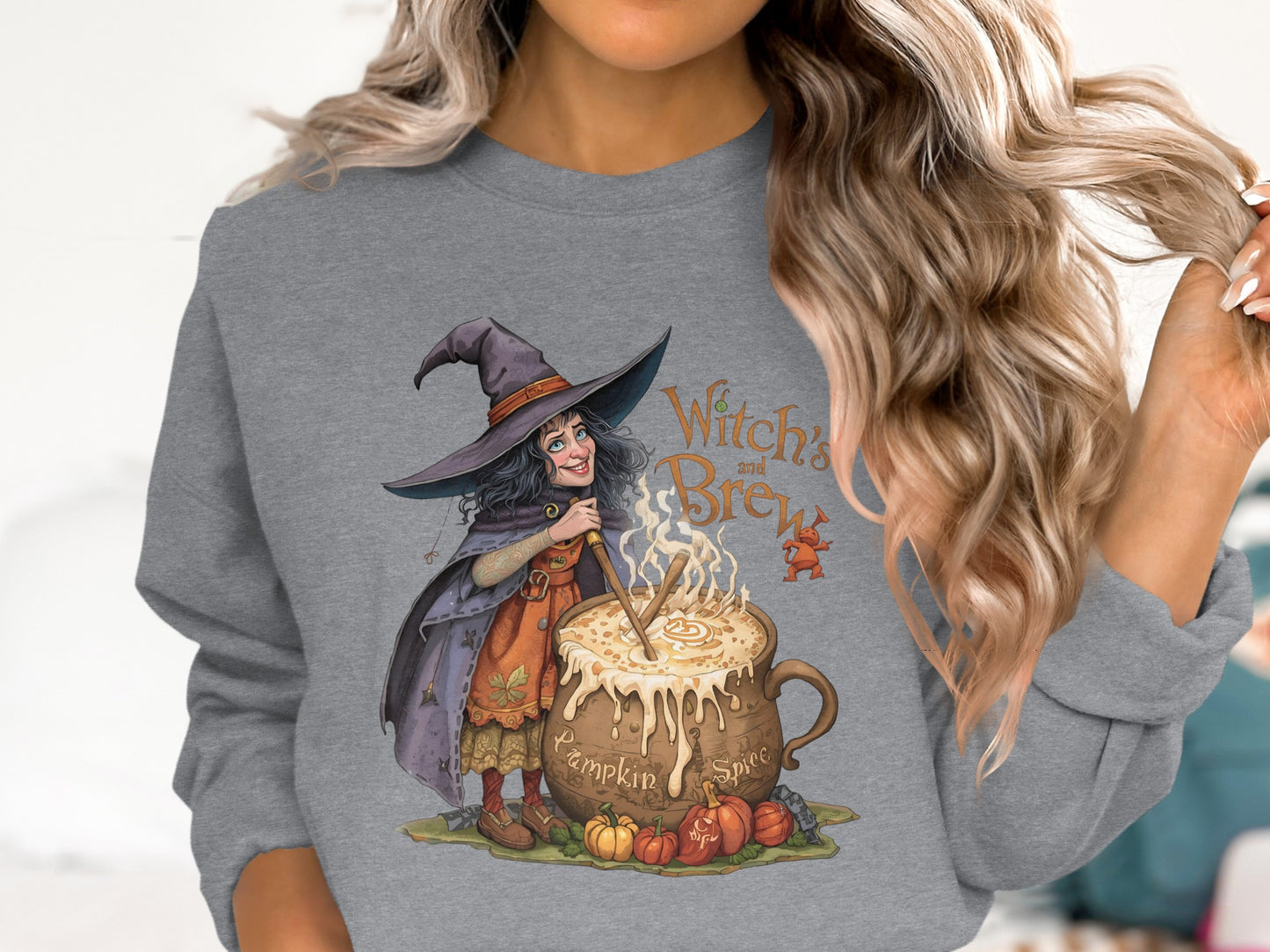 Witch's Brew Pumpkin Spice Graphic Sweatshirt product