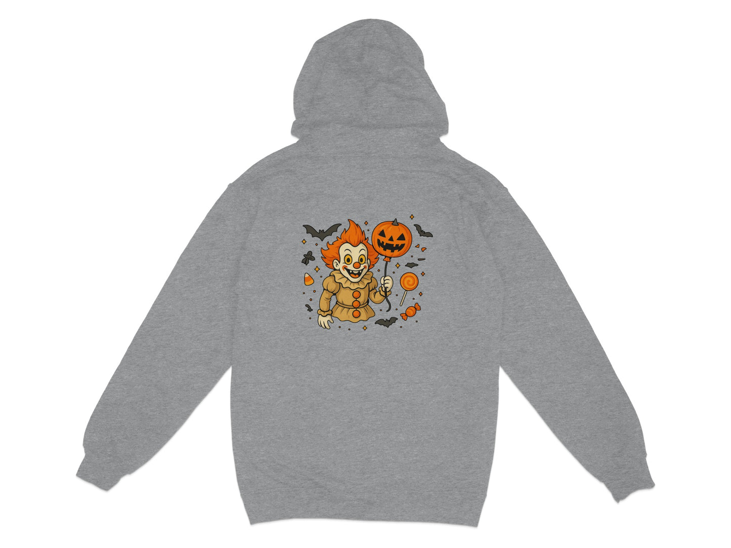 Spooky Clown Halloween Graphic Print Hoodie product