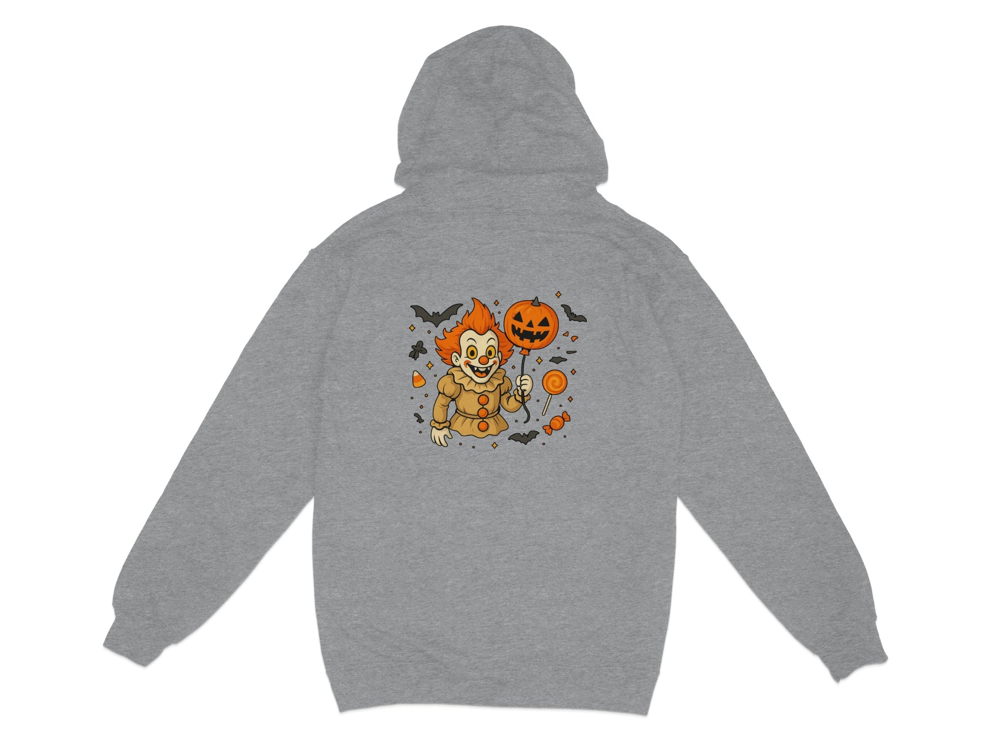 Spooky Clown Halloween Graphic Print Hoodie product