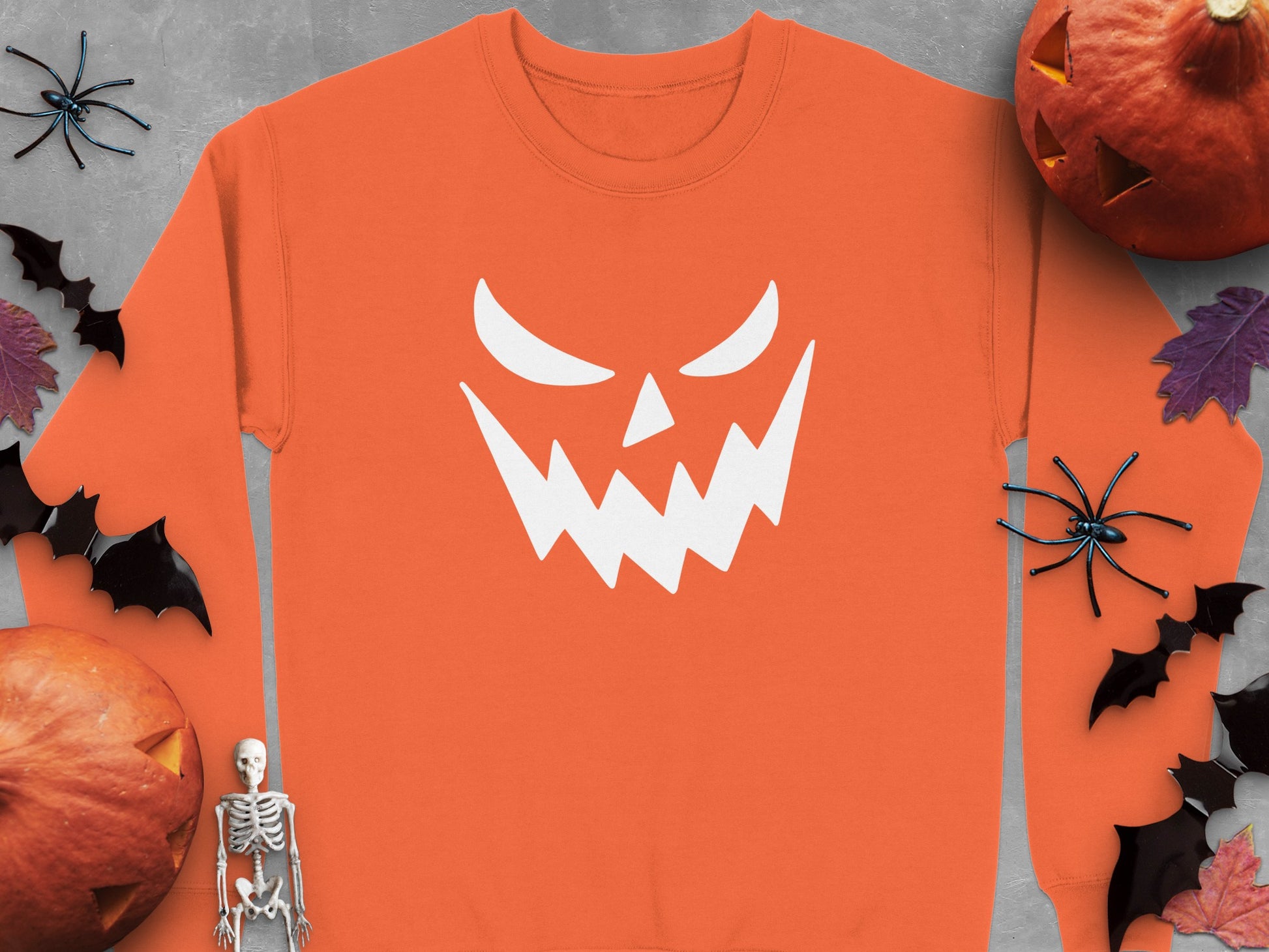 Halloween Pumpkin Face Sweatshirt Product