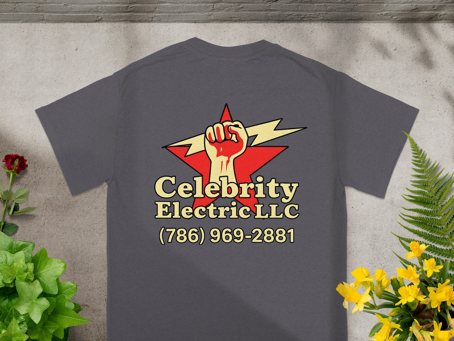 Grey Celebrity Electric LLC T Shirt product type