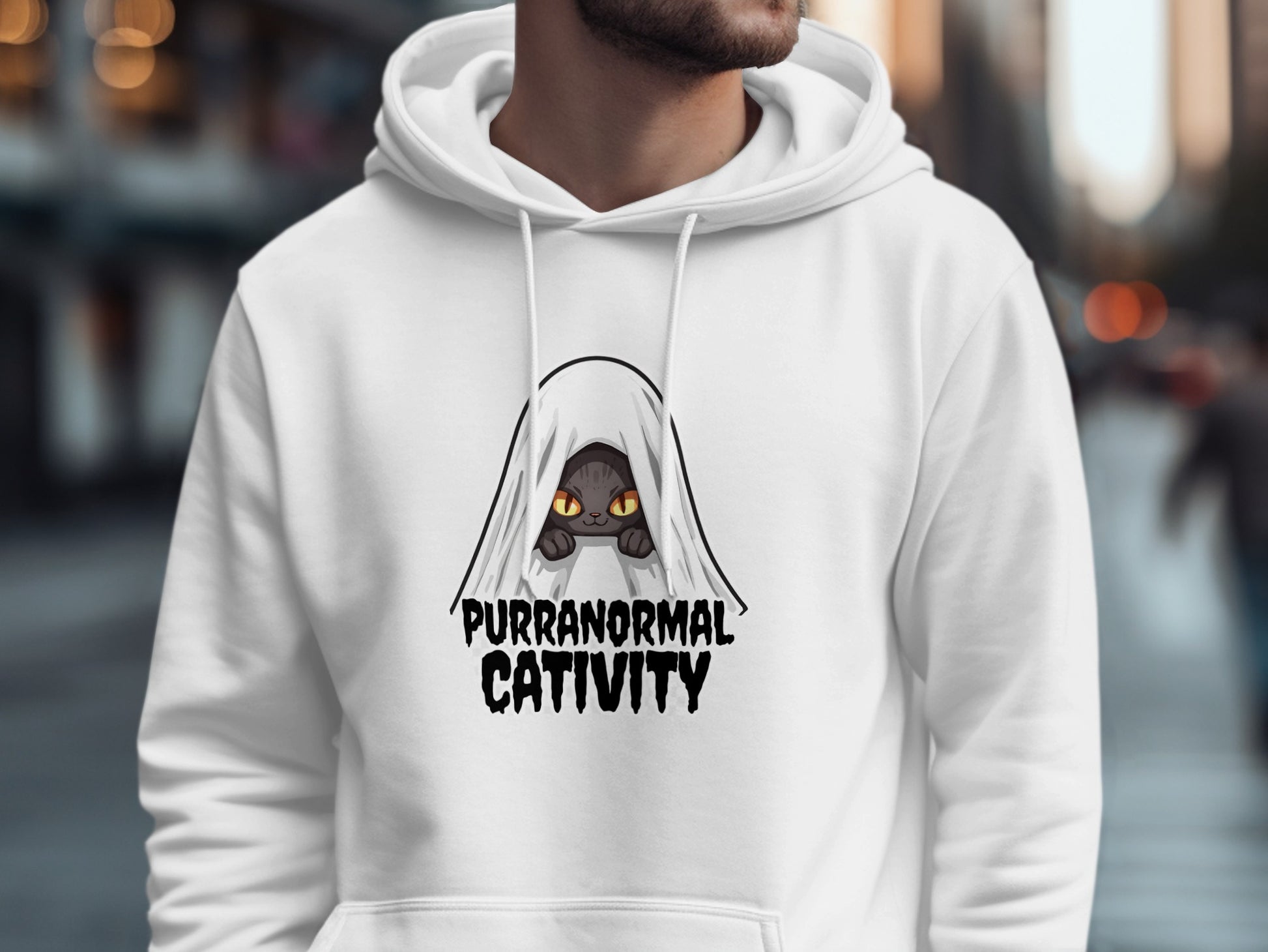 Purranormal Cattivity Printed Hoodie product type