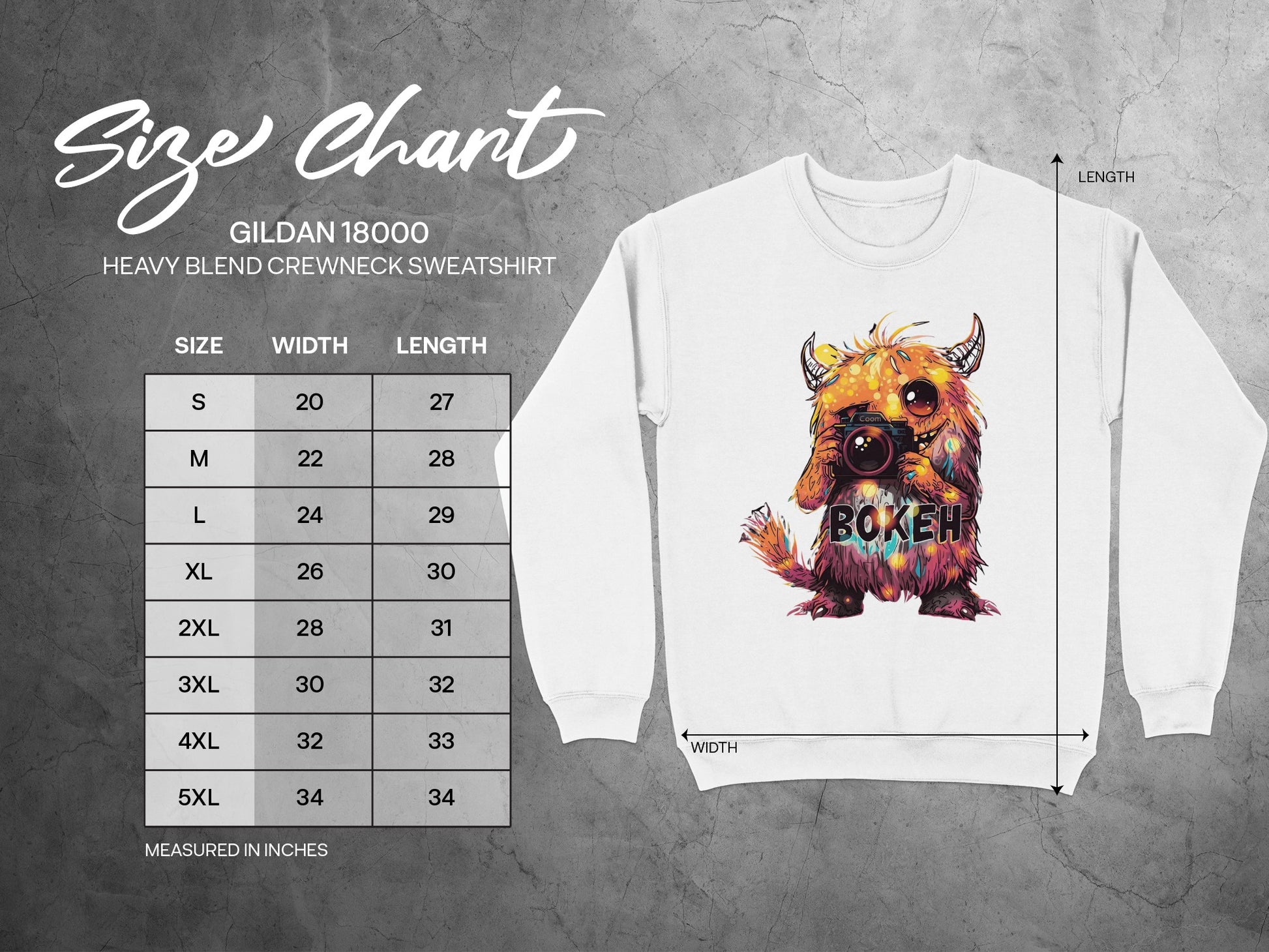 Bokeh Colorful Dog Heavy Blend Crewneck Sweatshirt product