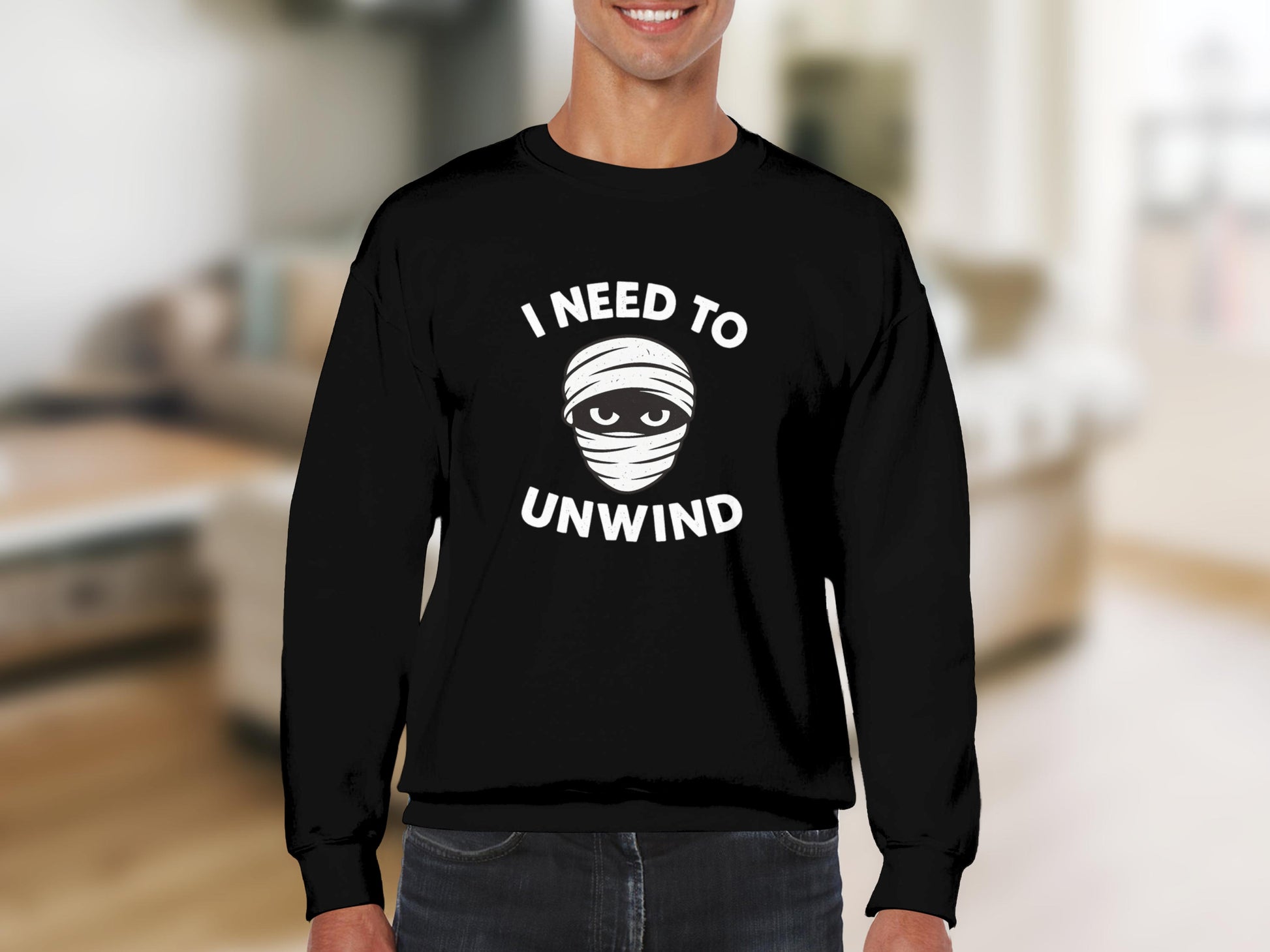 I Need To Unwind Mummy Graphic Long Sleeve product