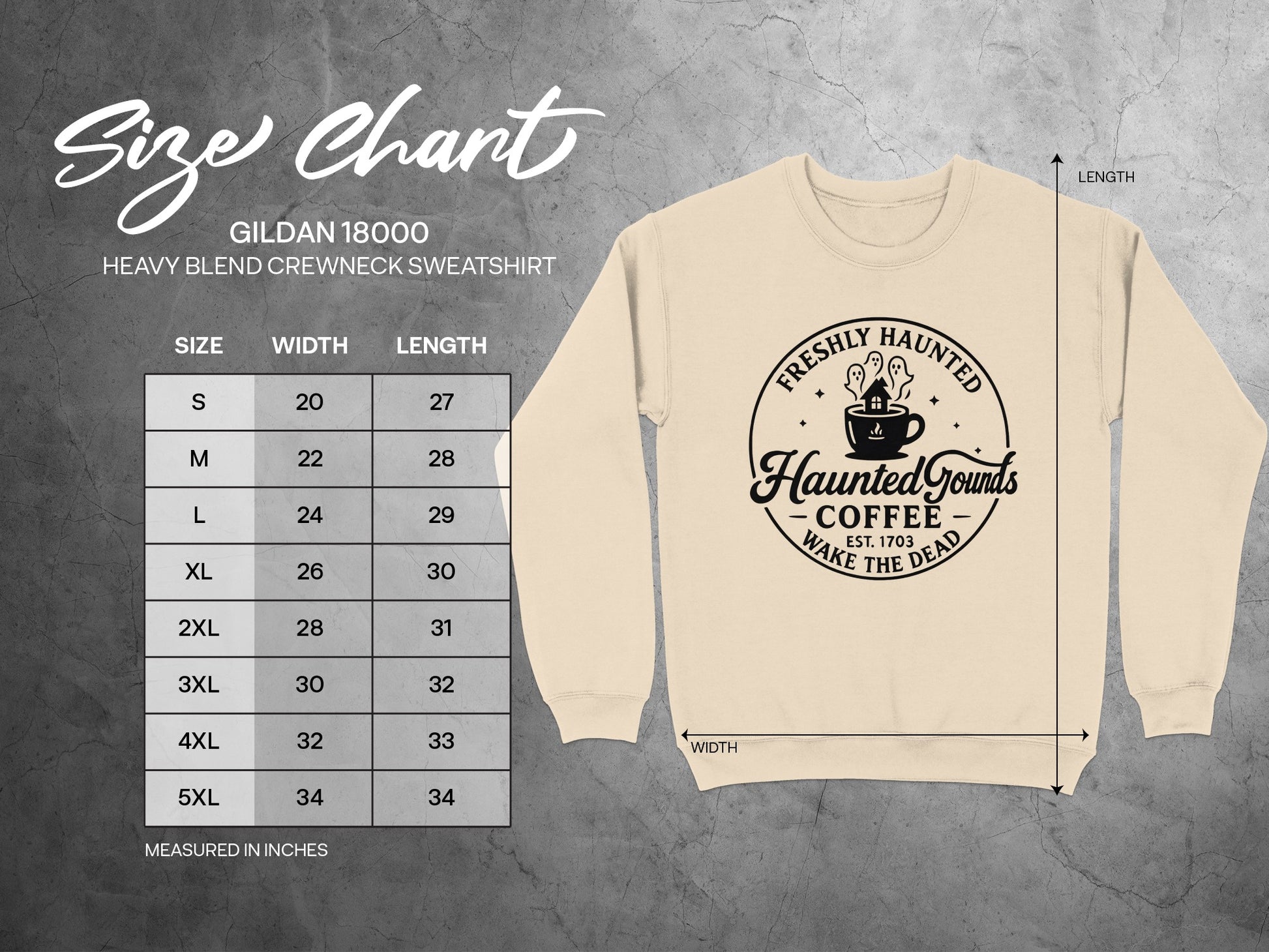 Freshly Haunted Wake The Dead Coffee Sweatshirt product