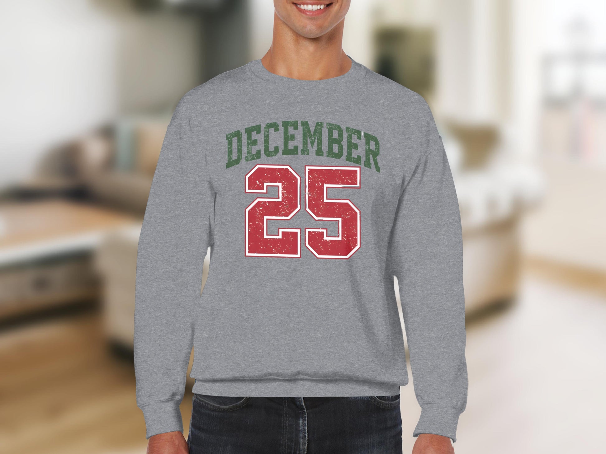 December 25 Graphic Sweatshirt Christmas Apparel