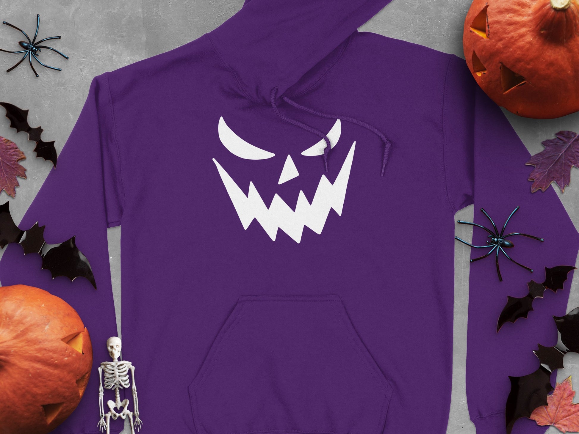 Scary Halloween Purple Jack O Lantern Hoodie product