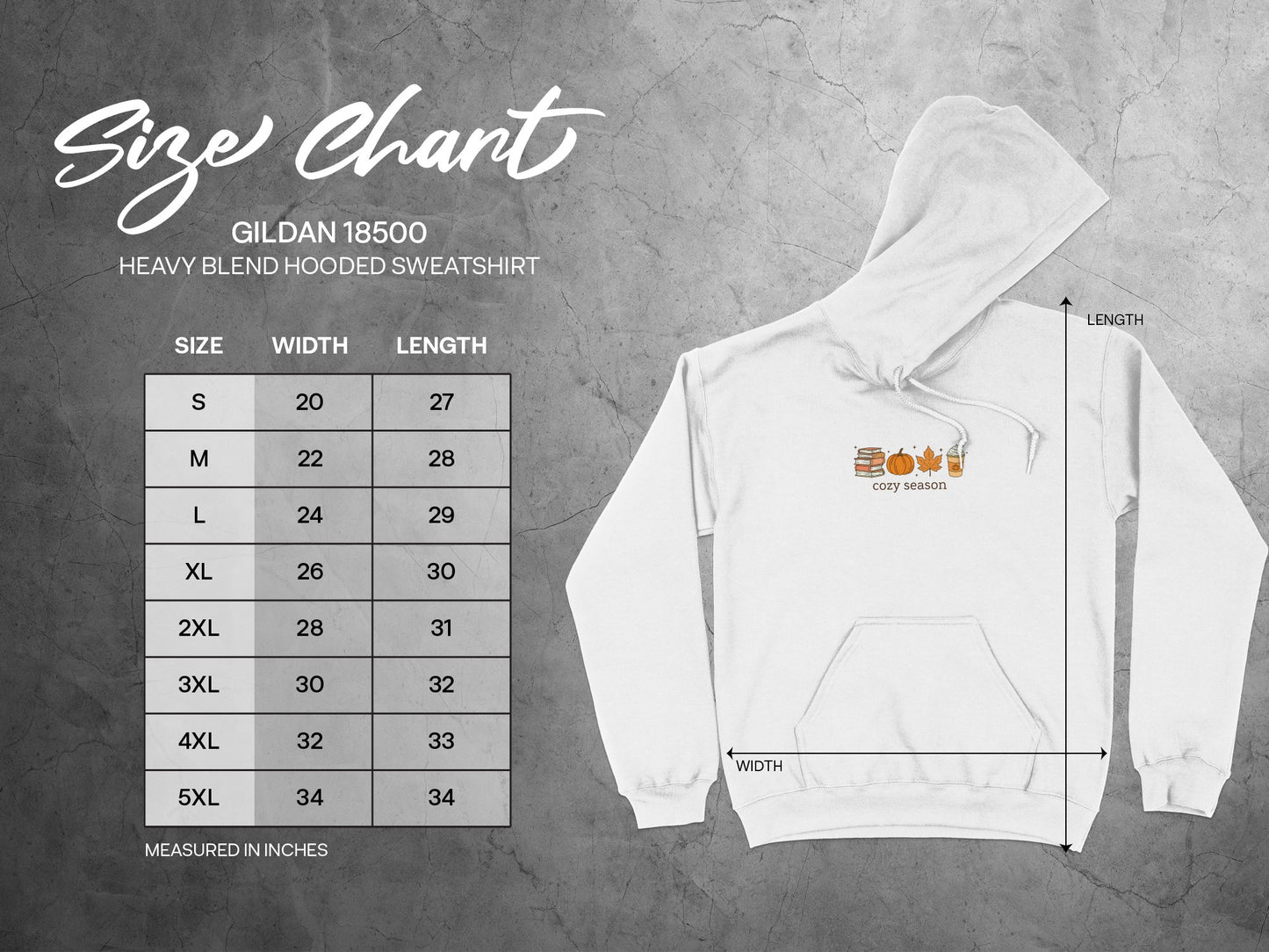Cozy Season Graphic Hooded Sweatshirt product